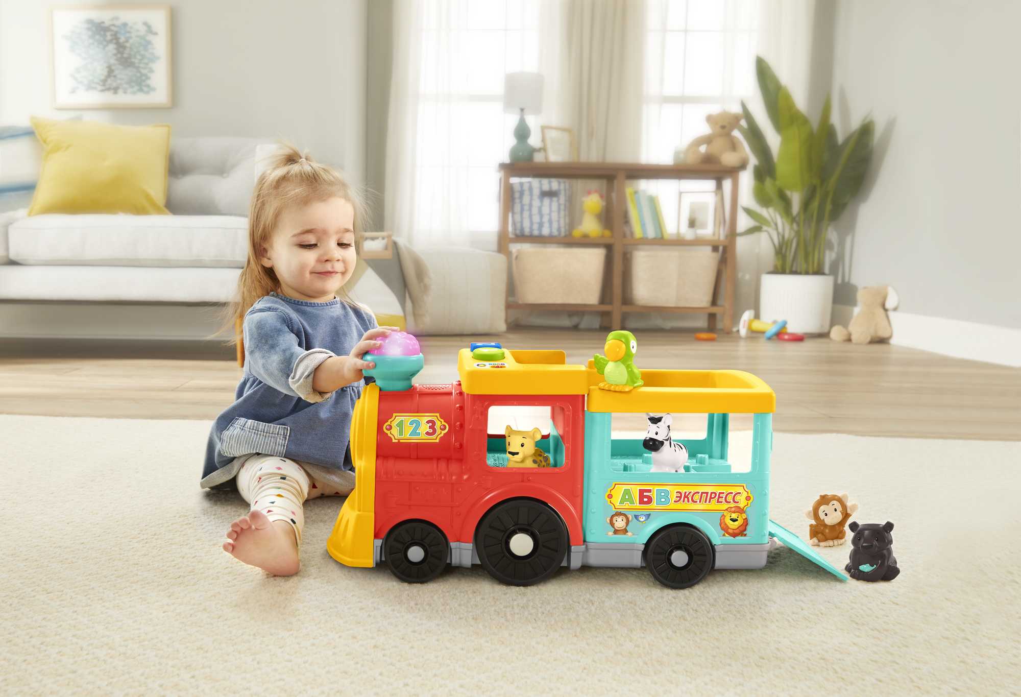 Игрушка Fisher-Price Little People АБВ-экспресс с животными - Image 2