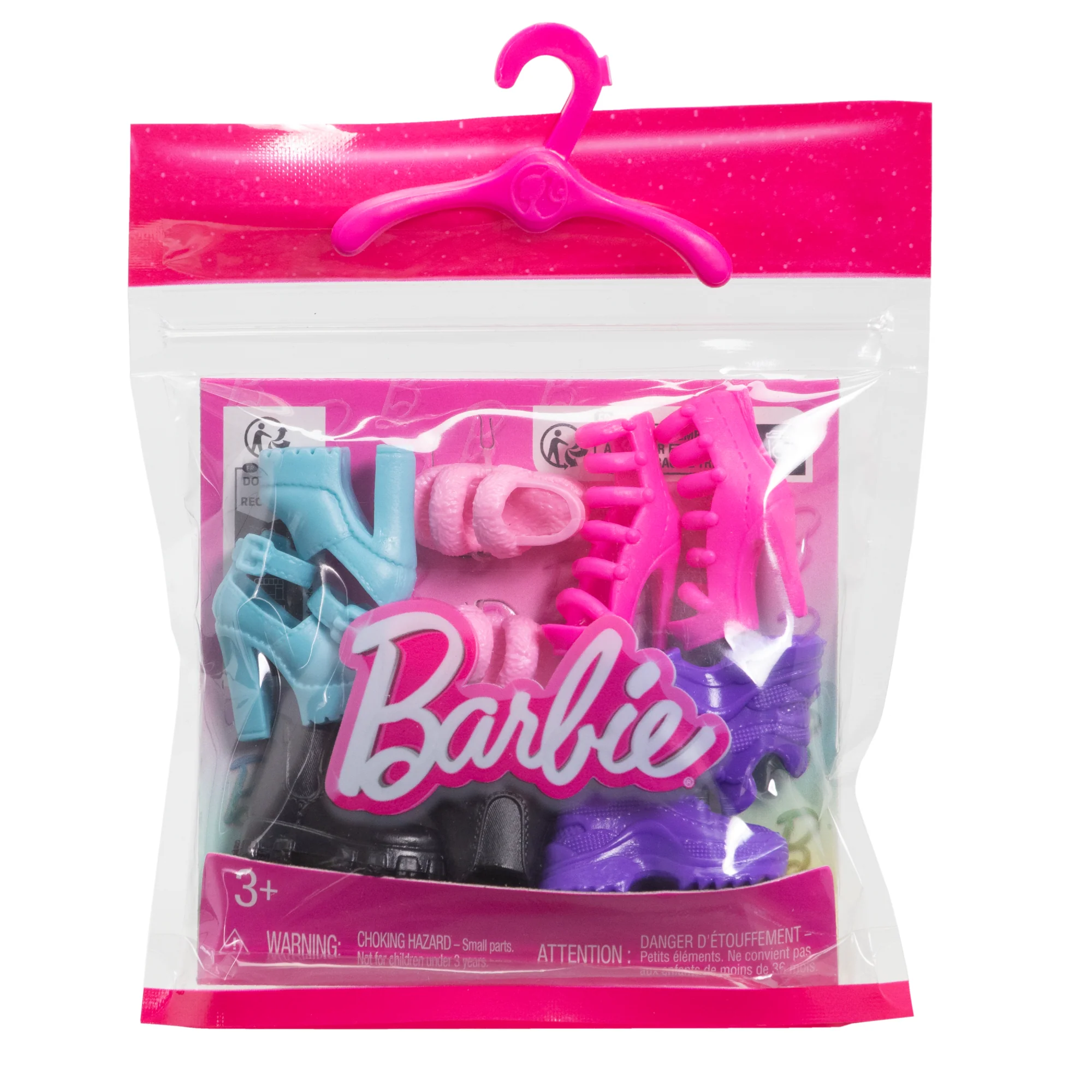 Accesorios Para Muñeca Barbie, 5 Pares De Zapatos, Incluidos Tacones, Zapatillas Y Sandalias - Image 2