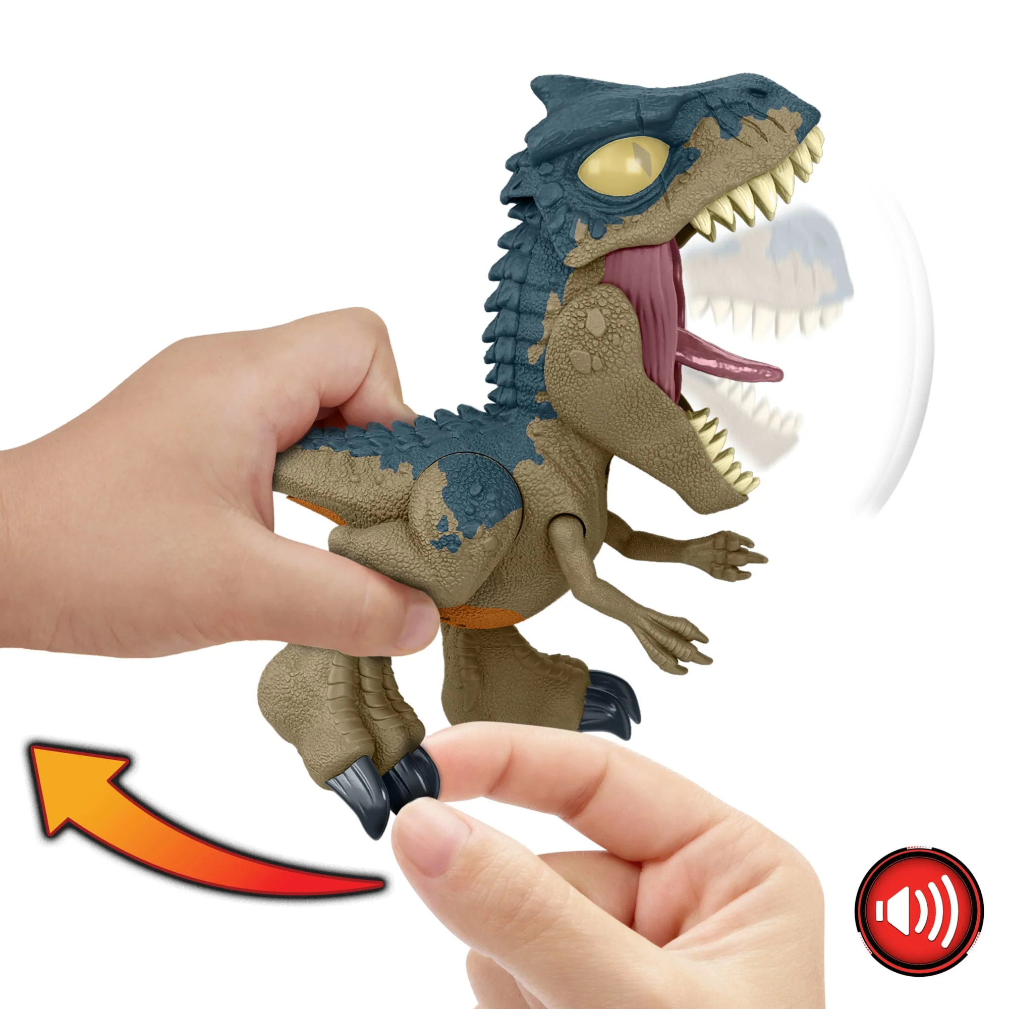 Jurassic World : Chomp Chomp-Allosaurus Méga Rugissement-Figurine De Dinosaure - Image 2