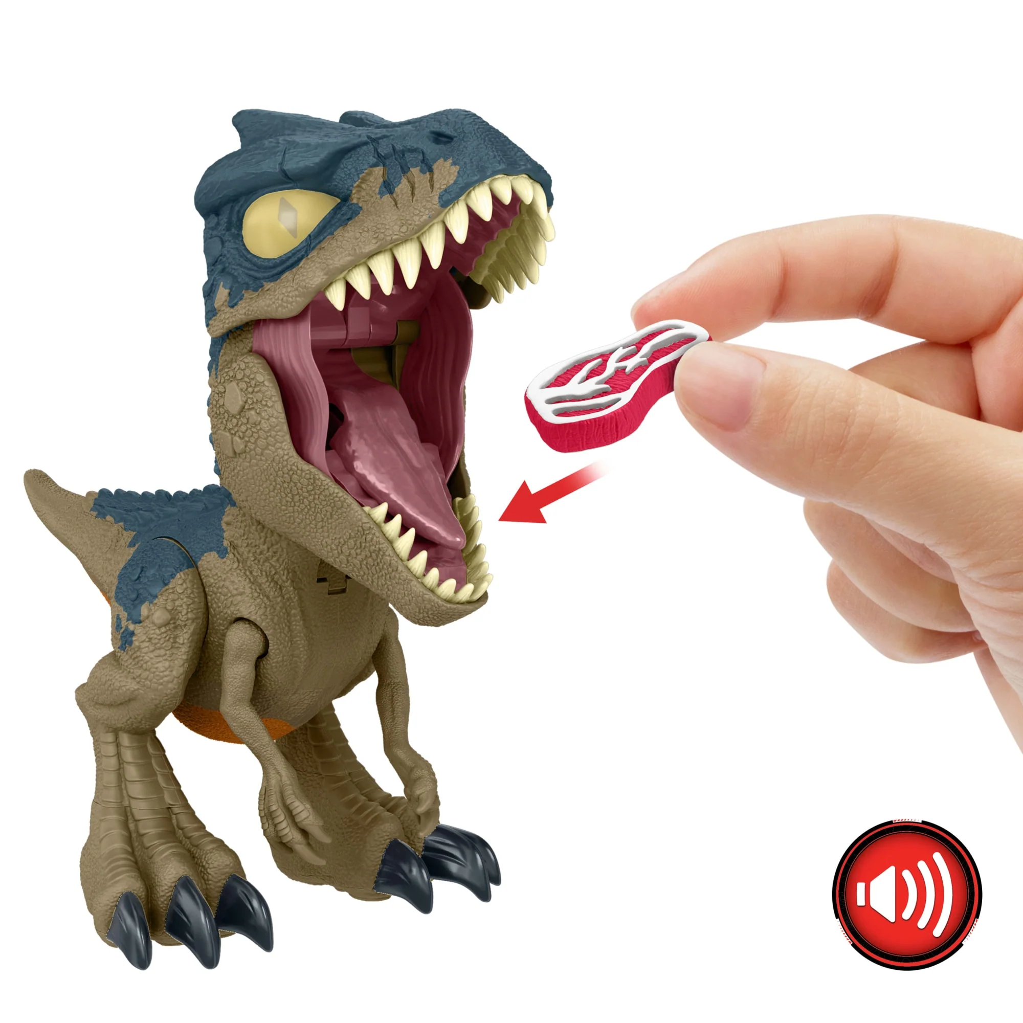 Jurassic World : Chomp Chomp-Allosaurus Méga Rugissement-Figurine De Dinosaure - Image 3