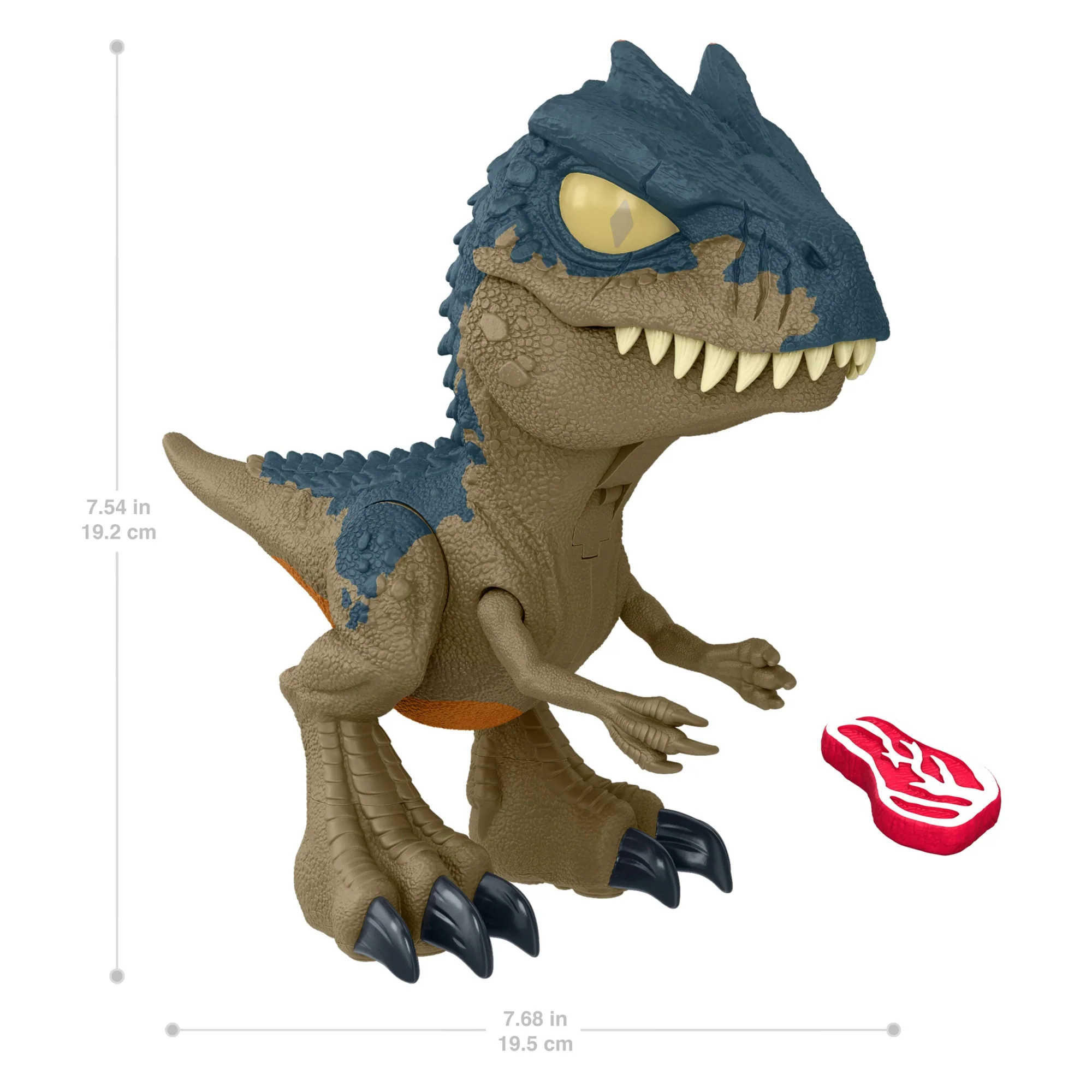 Jurassic World : Chomp Chomp-Allosaurus Méga Rugissement-Figurine De Dinosaure - Image 5