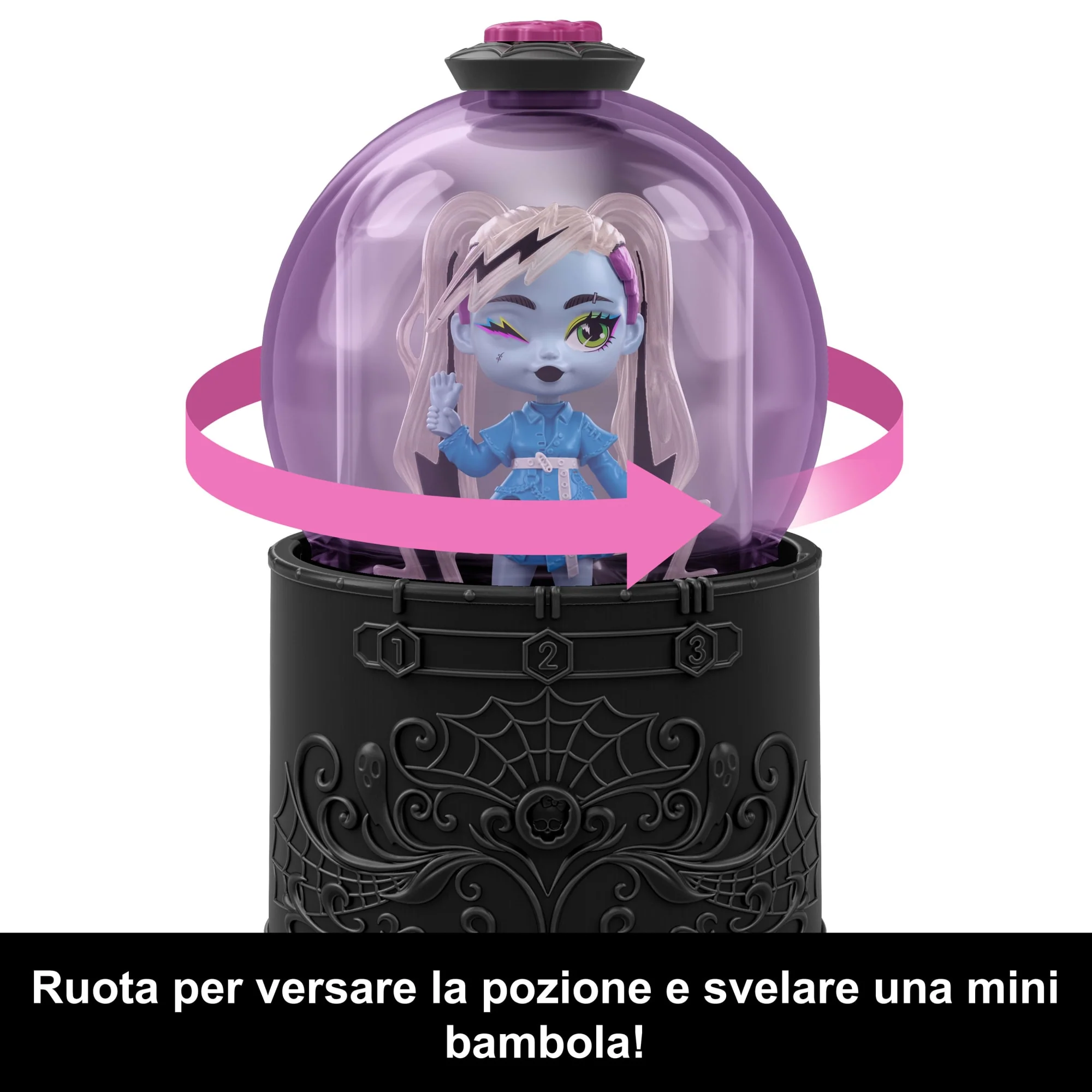 Mini Bambole Monster High Potions Sfera Di Cristallo, Personaggio A Sorpresa (I Personaggi Possono Variare) - Image 4