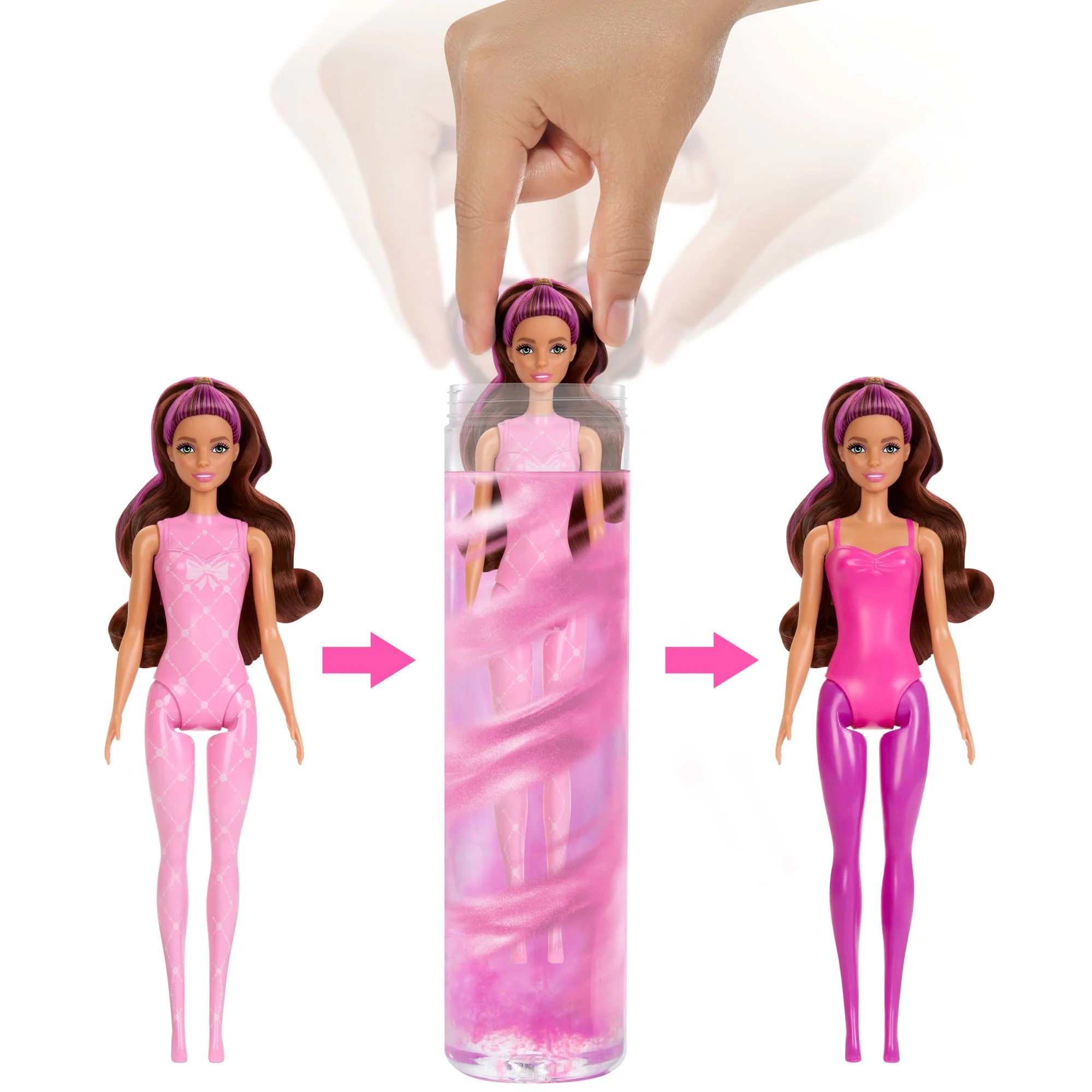 Barbie Color Reveal Serie Ballerina, Bambola E Accessori Con 6 Sorprese Ispirate Al Balletcore (I Modelli Possono Variare) - Image 3