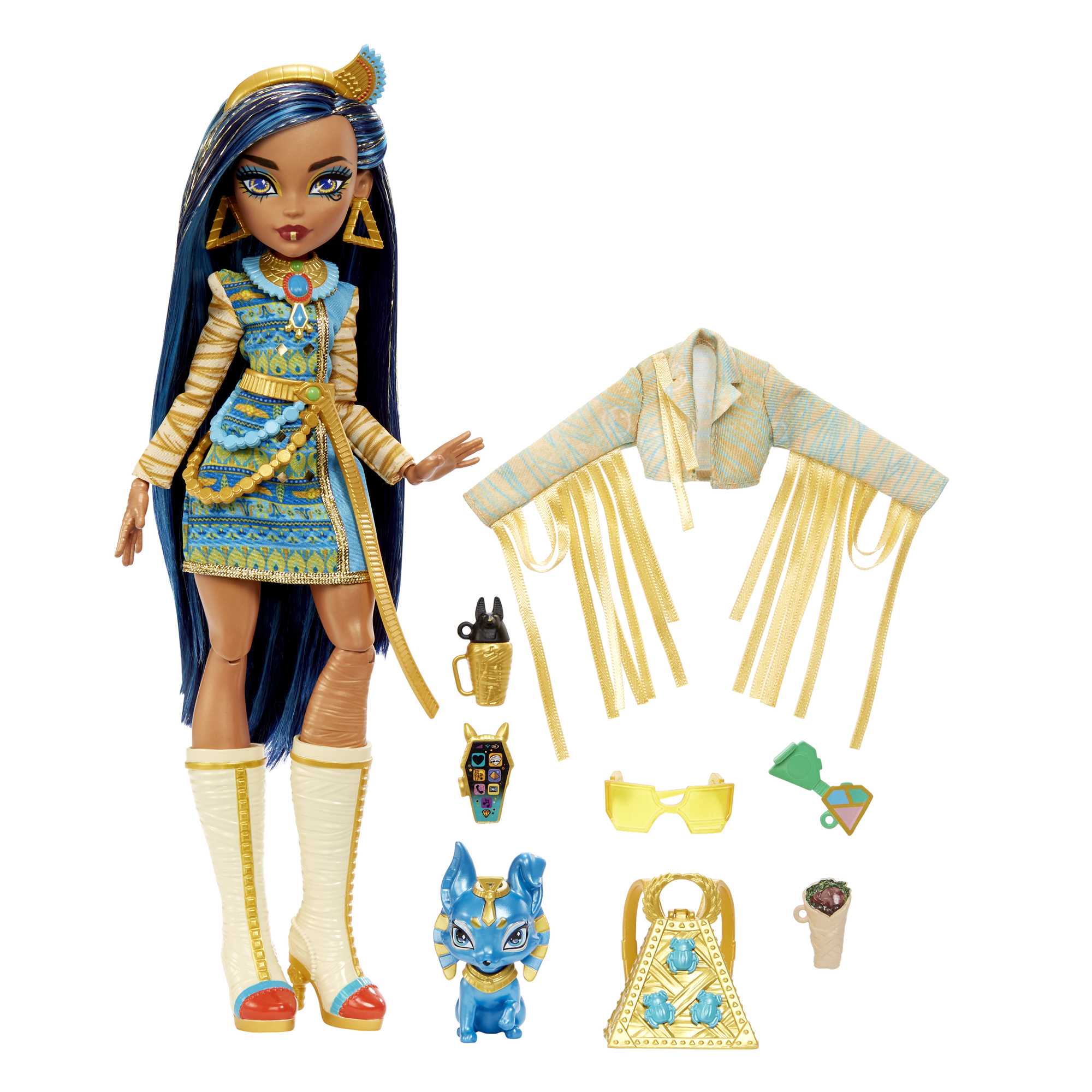 Bambole Monster High Con Abiti, Cuccioli E Accessori