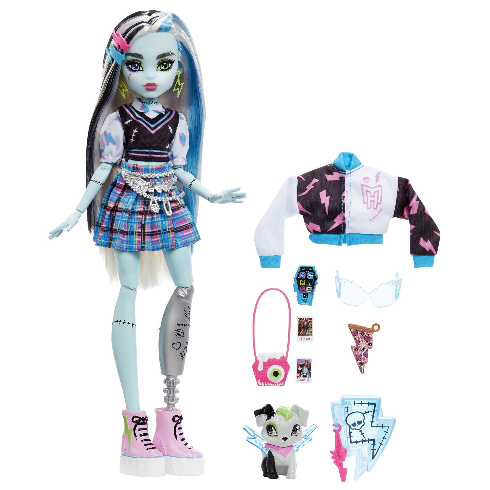 Bambole Monster High Con Abiti, Cuccioli E Accessori - Image 8