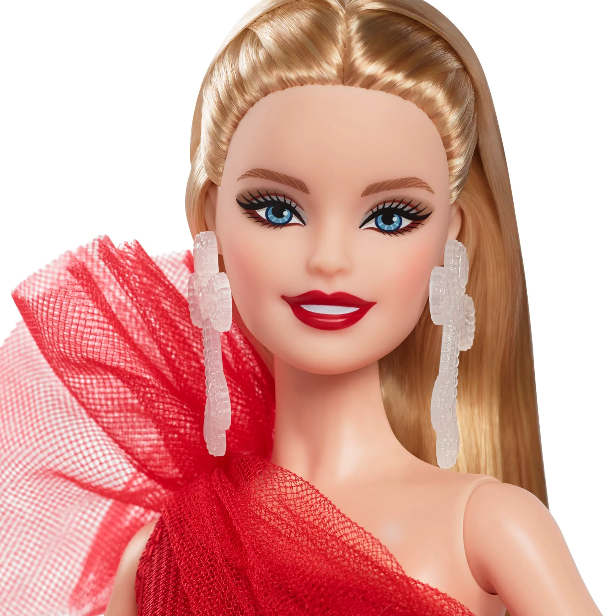 Barbie Signature 2024 Holiday Barbie Fashion Doll, Seasonal Collector Gift, Blonde With Plaid Gown - Image 2