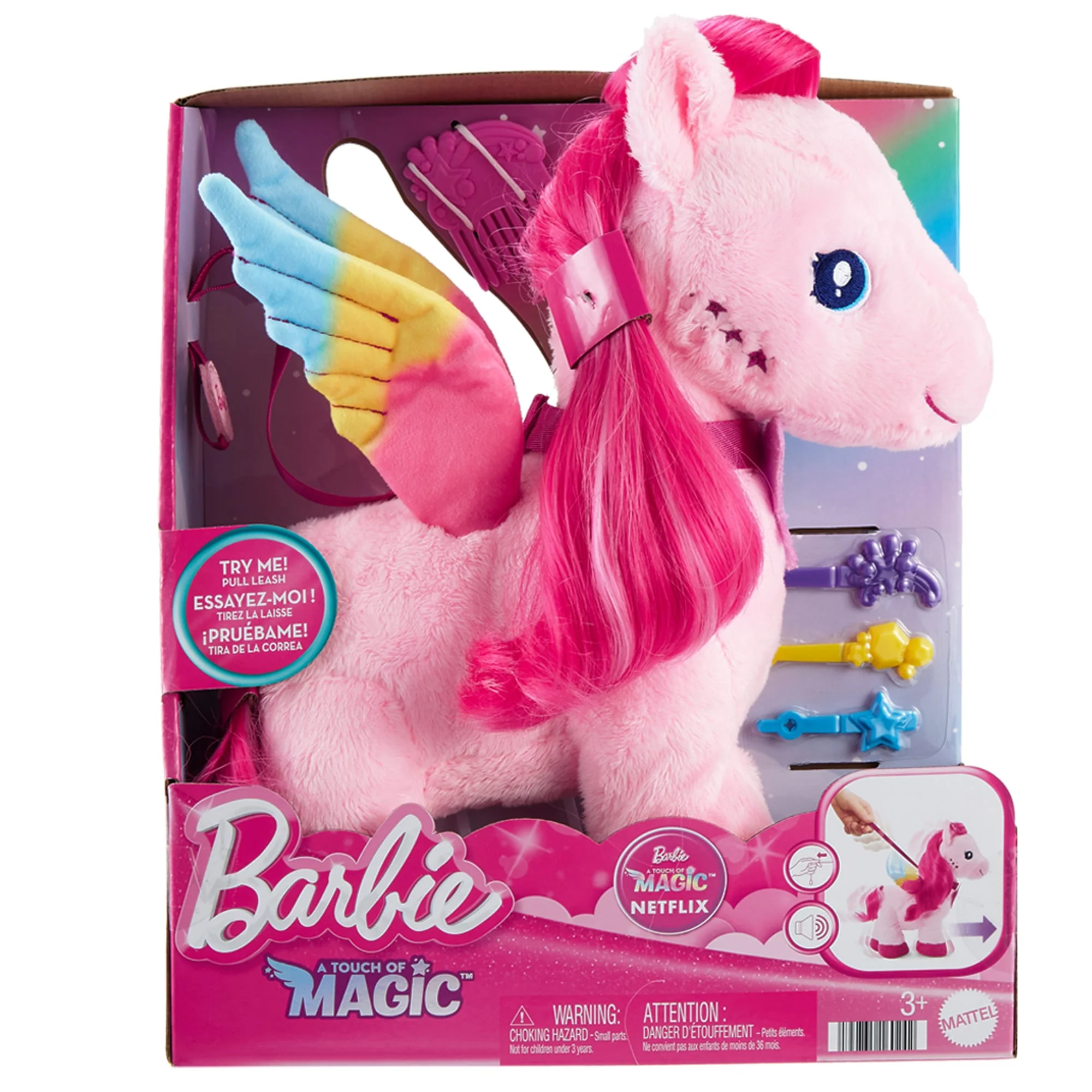 Barbie-A Touch Of Magic-Pégase Marche Et Bat Des Ailes-Peluche - Image 6