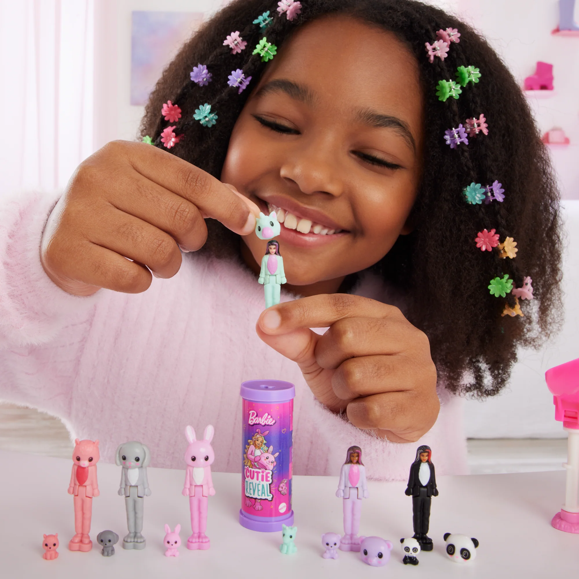 Barbie-Poupées Mini Barbieland - Assortiment Cutie Reveal 3,8 Cm - Image 2