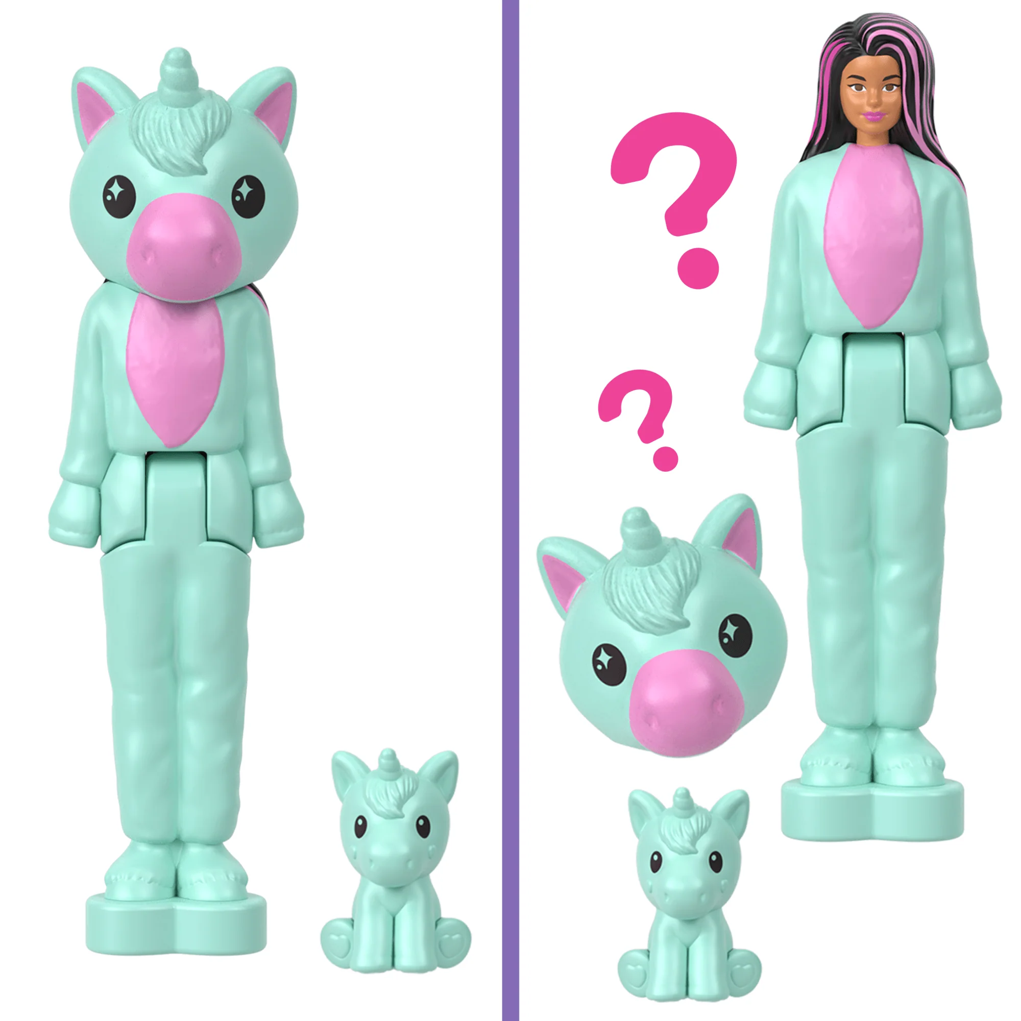 Barbie-Poupées Mini Barbieland - Assortiment Cutie Reveal 3,8 Cm - Image 3