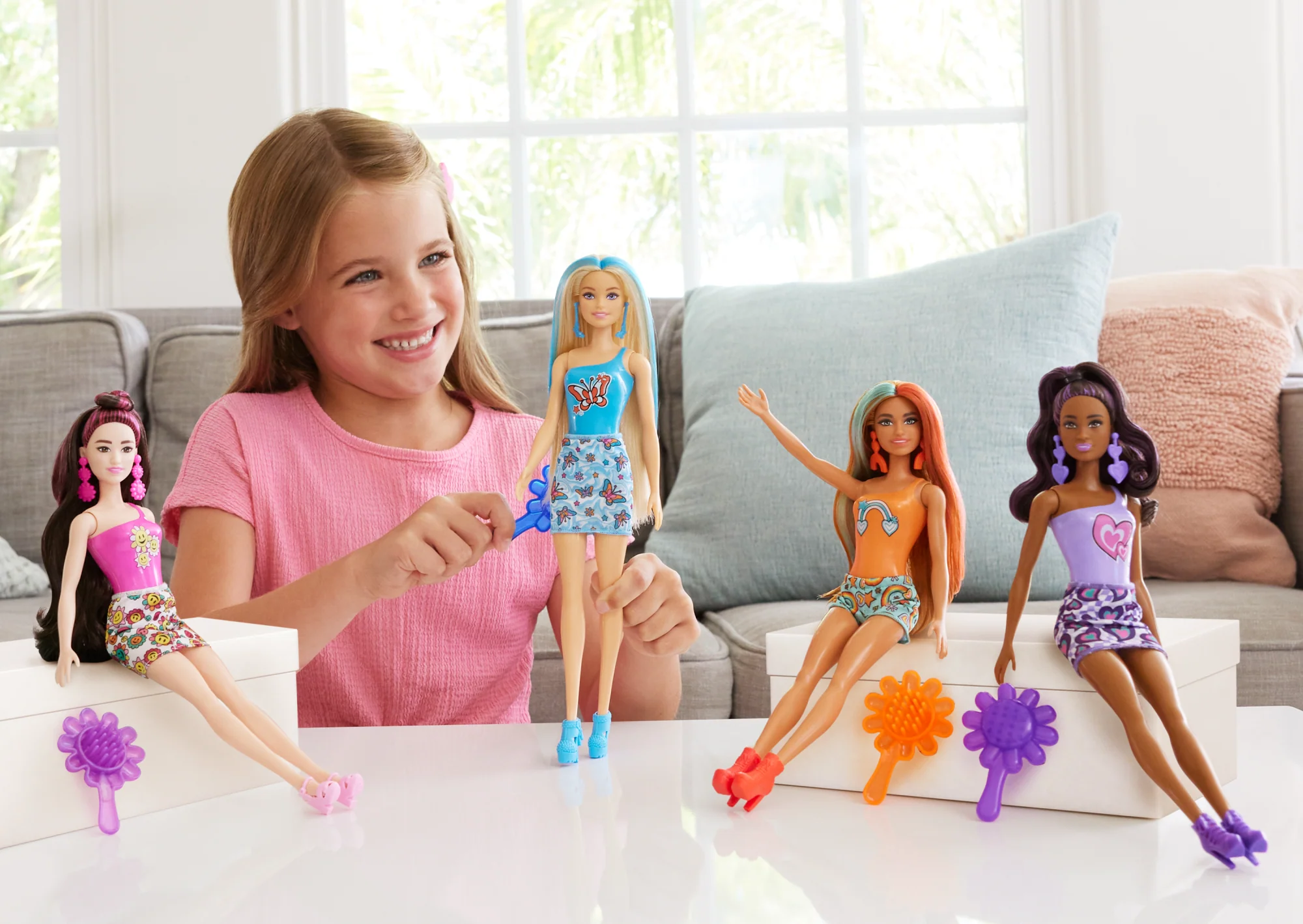 Barbie - Assortiment Poupées Color Reveal Arc-En-Ciel - Poupée Mannequin - 3 Ans Et + - Image 2