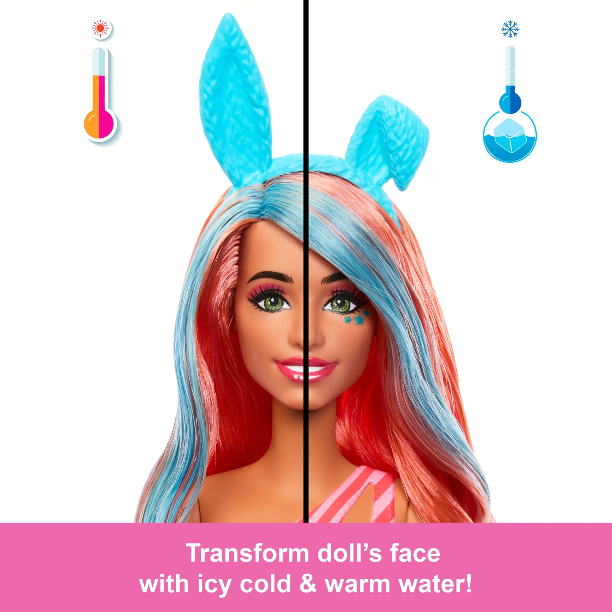 Barbie Pop Reveal Shakes Series Doll & Accessories Set, Scented Bright Bunny Fashion Doll - Image 5