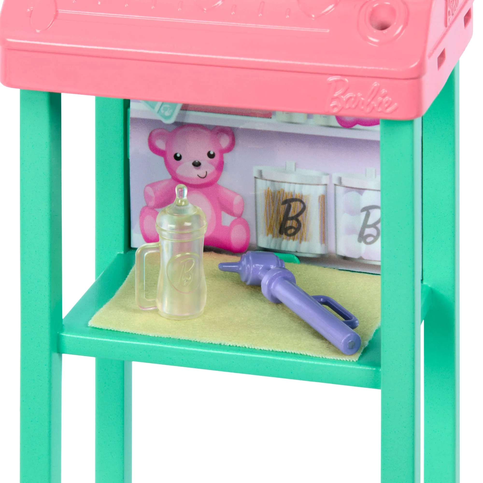 Barbie Babydokter Pop Met Blonde Modepop, 1 Babypop, Meubels En Accessoires - Image 5