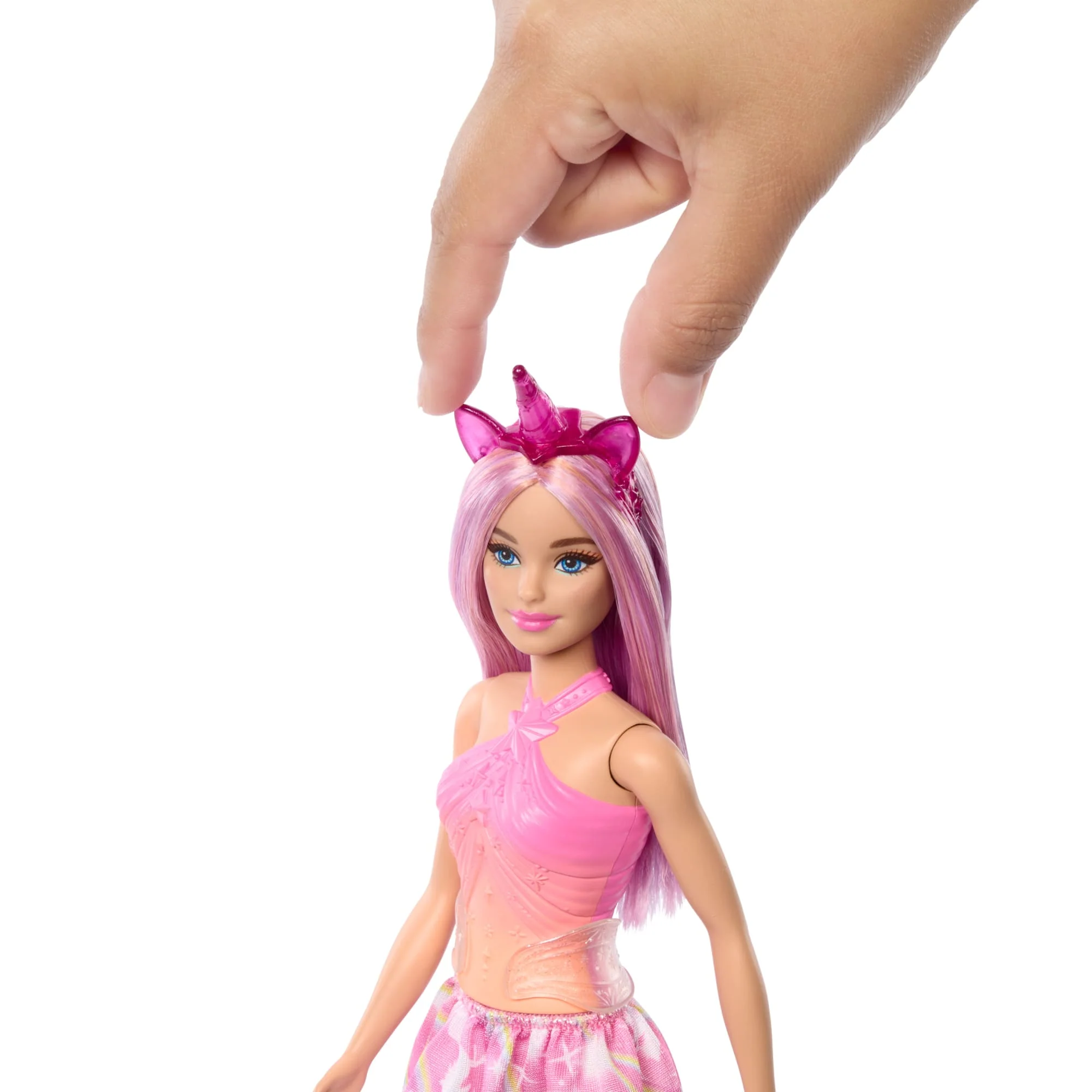 Barbie Unicorno, Bambole Con Capelli Fantasia, Outfit Sfumato E Accessori A Tema Unicorno - Image 2