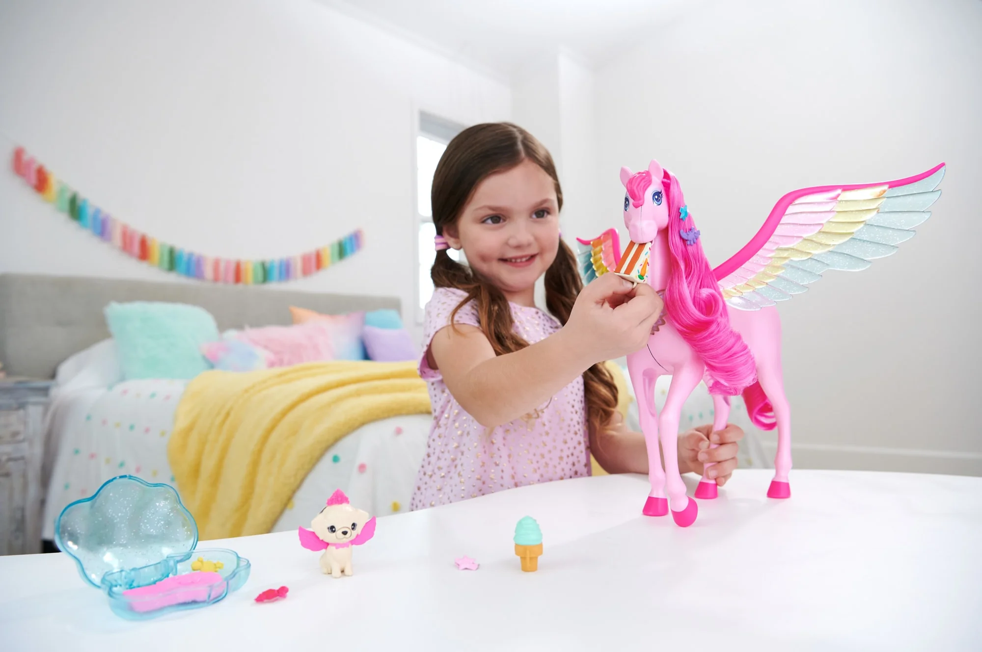 Barbie – Barbie Une Touche De Magie – Coffret Pégase Sons Et Lumières - Image 2