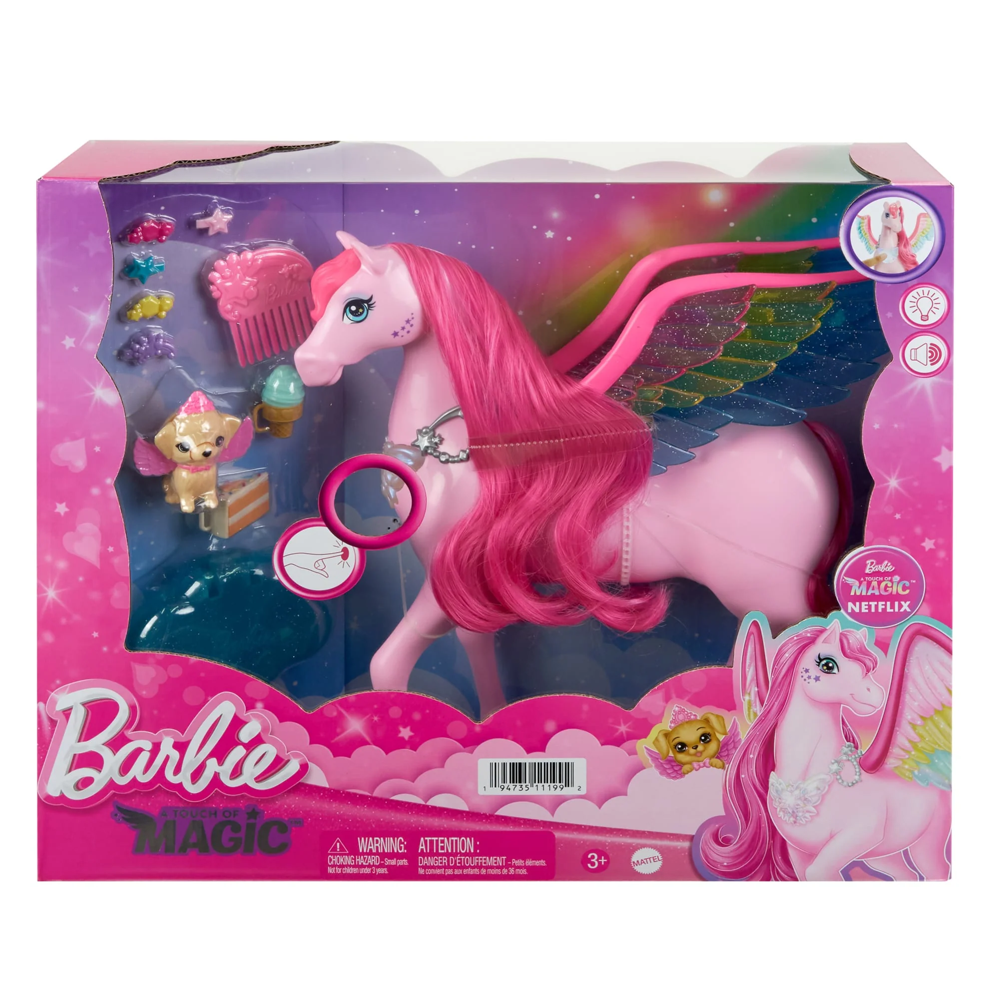 Barbie – Barbie Une Touche De Magie – Coffret Pégase Sons Et Lumières - Image 6