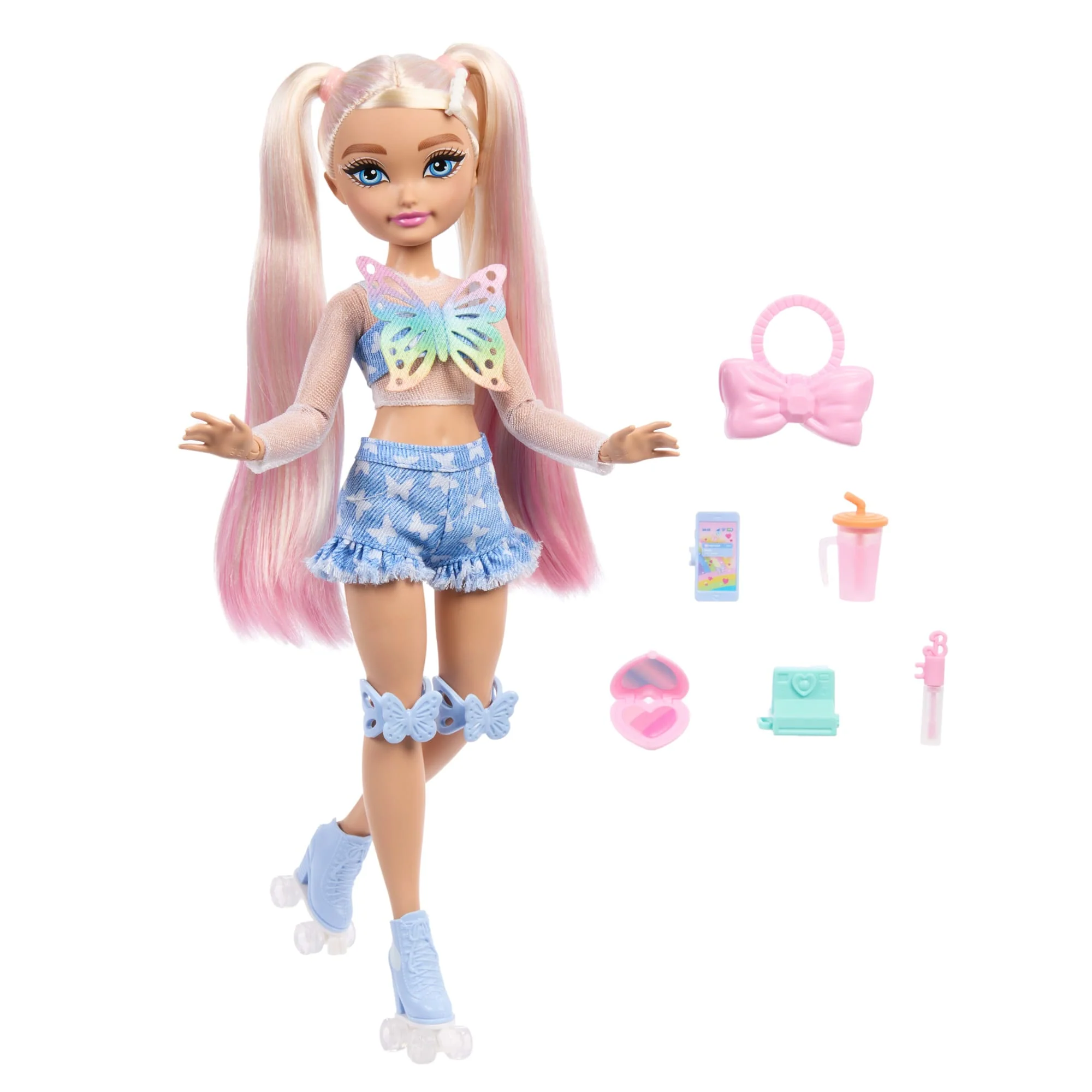 Barbie-Barbie Dream Besties-Poupée Barbie « Malibu » En Rollers - Image 4