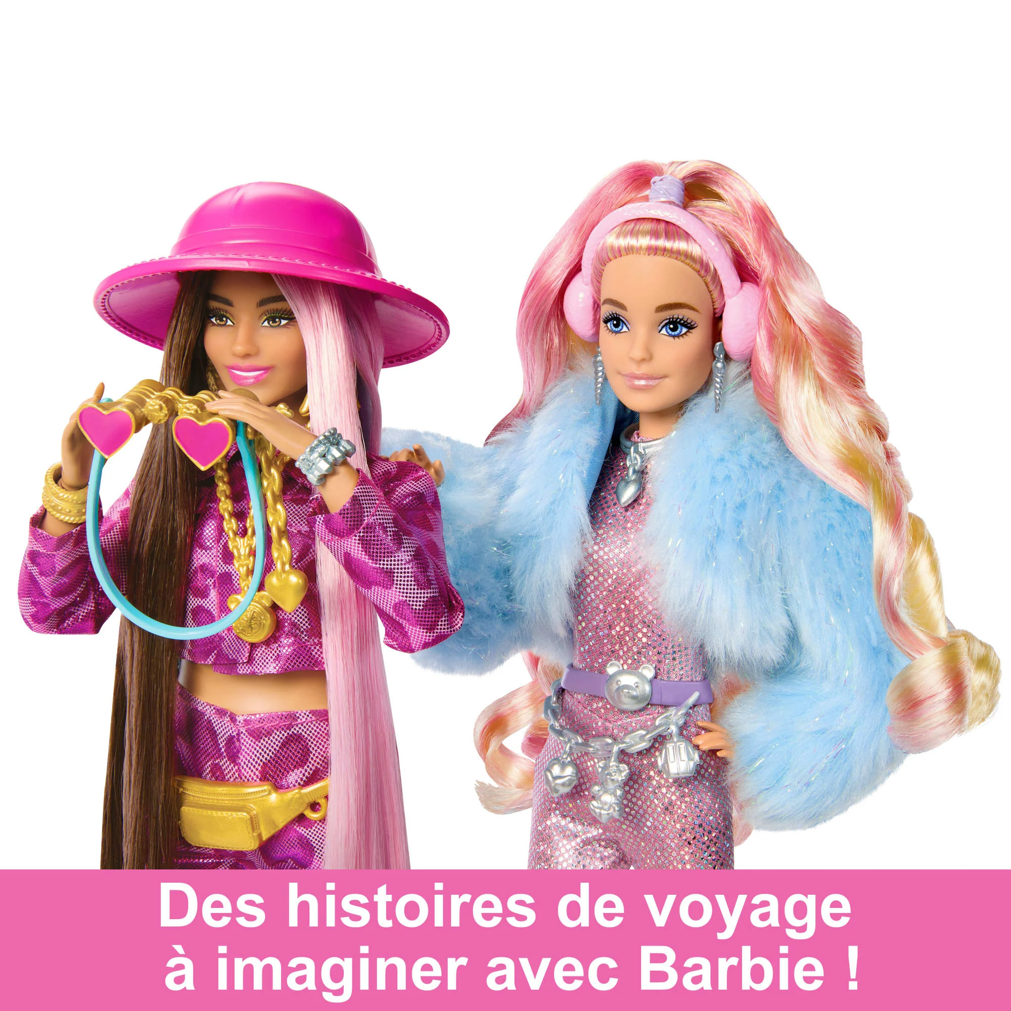 Barbie -Barbie Extra Cool-Poupée voyage en tenue d’hiver - Image 4