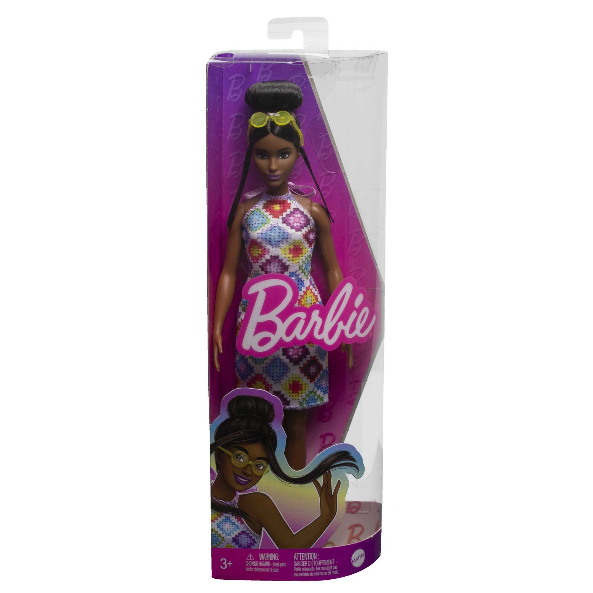 Barbie-Barbie Fashionistas 210-Poupée Bun Et Robe Crochet Dos Nu - Image 6