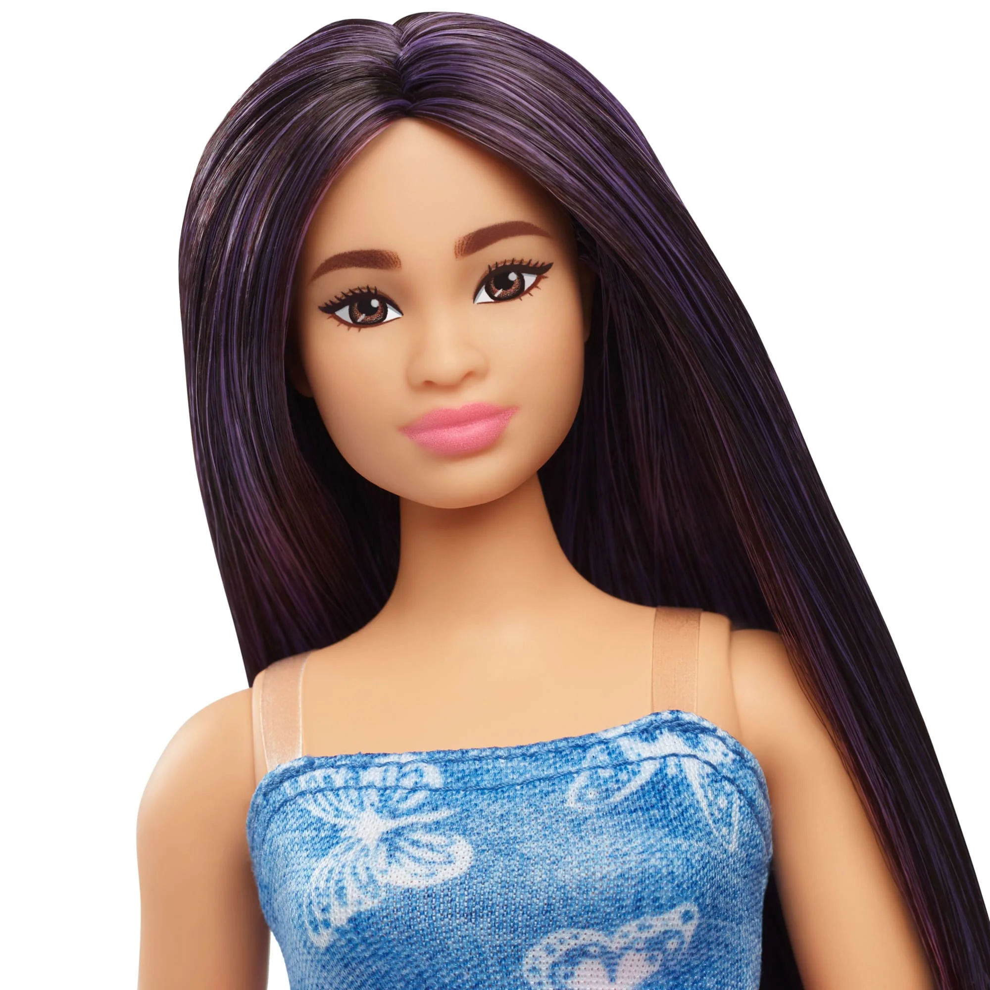 Barbie – Poupée Barbie Fashionistas Robe Azur Papillon - Image 3