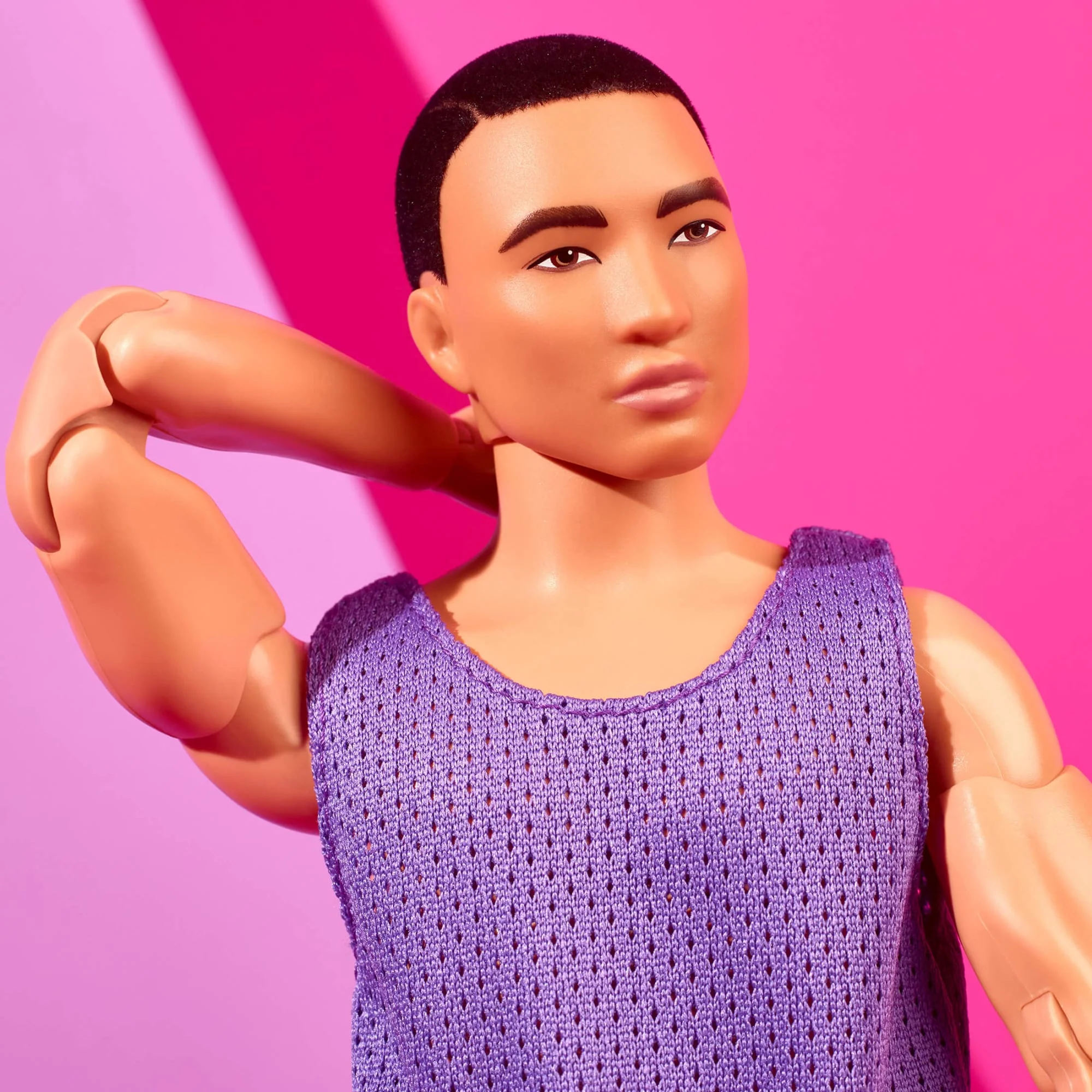Barbie - Barbie Ken Barbie Looks Cheveux Bruns Tenue Color Block - Poupée Mannequin - 3 Ans Et + - Image 11