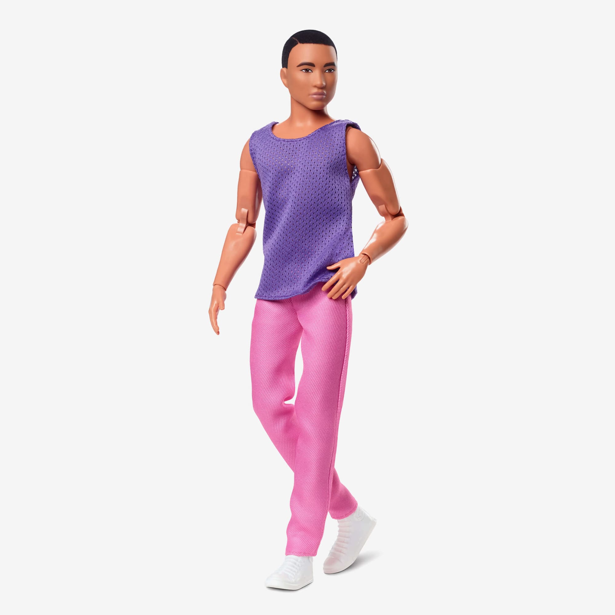 Barbie - Barbie Ken Barbie Looks Cheveux Bruns Tenue Color Block - Poupée Mannequin - 3 Ans Et + - Image 2