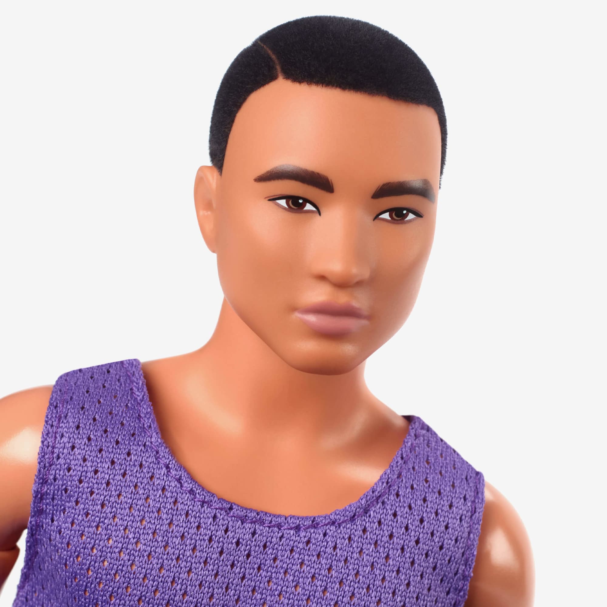 Barbie - Barbie Ken Barbie Looks Cheveux Bruns Tenue Color Block - Poupée Mannequin - 3 Ans Et + - Image 4