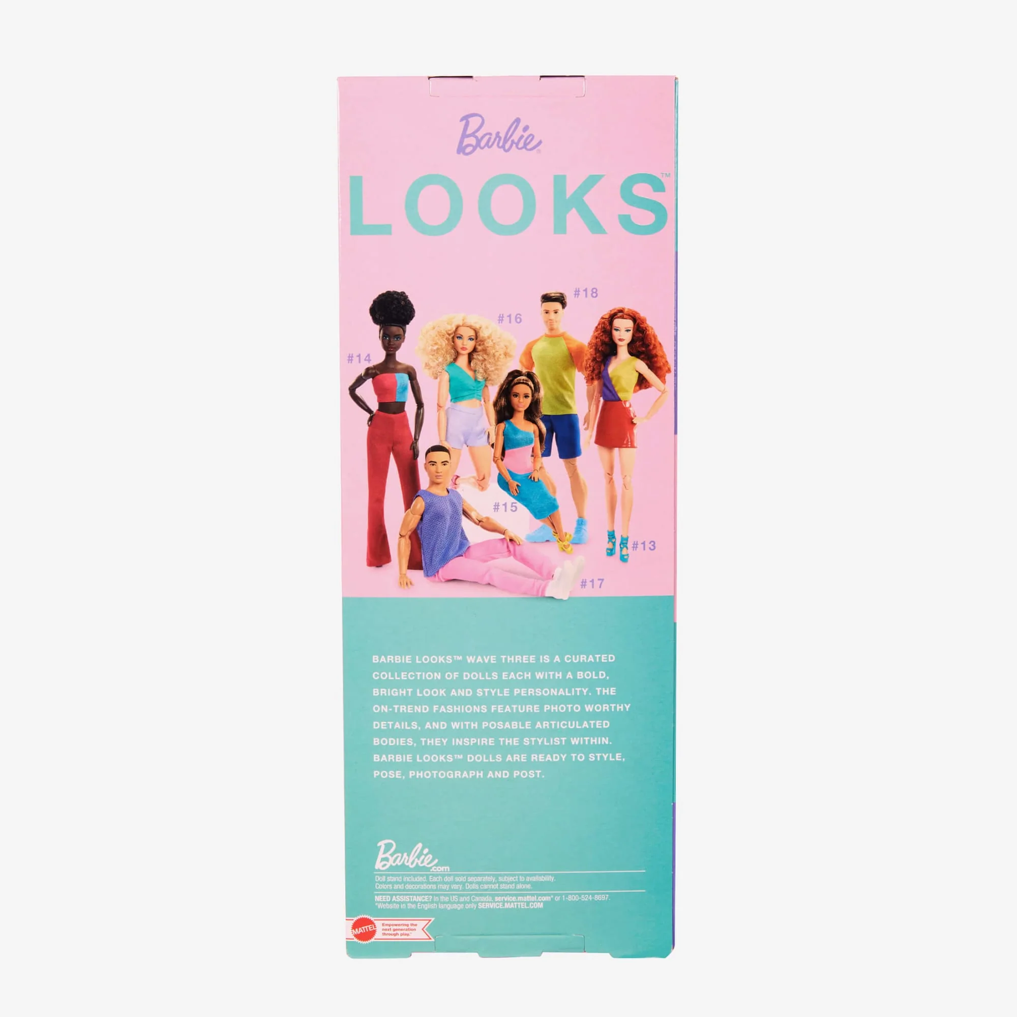 Barbie - Barbie Ken Barbie Looks Cheveux Bruns Tenue Color Block - Poupée Mannequin - 3 Ans Et + - Image 8