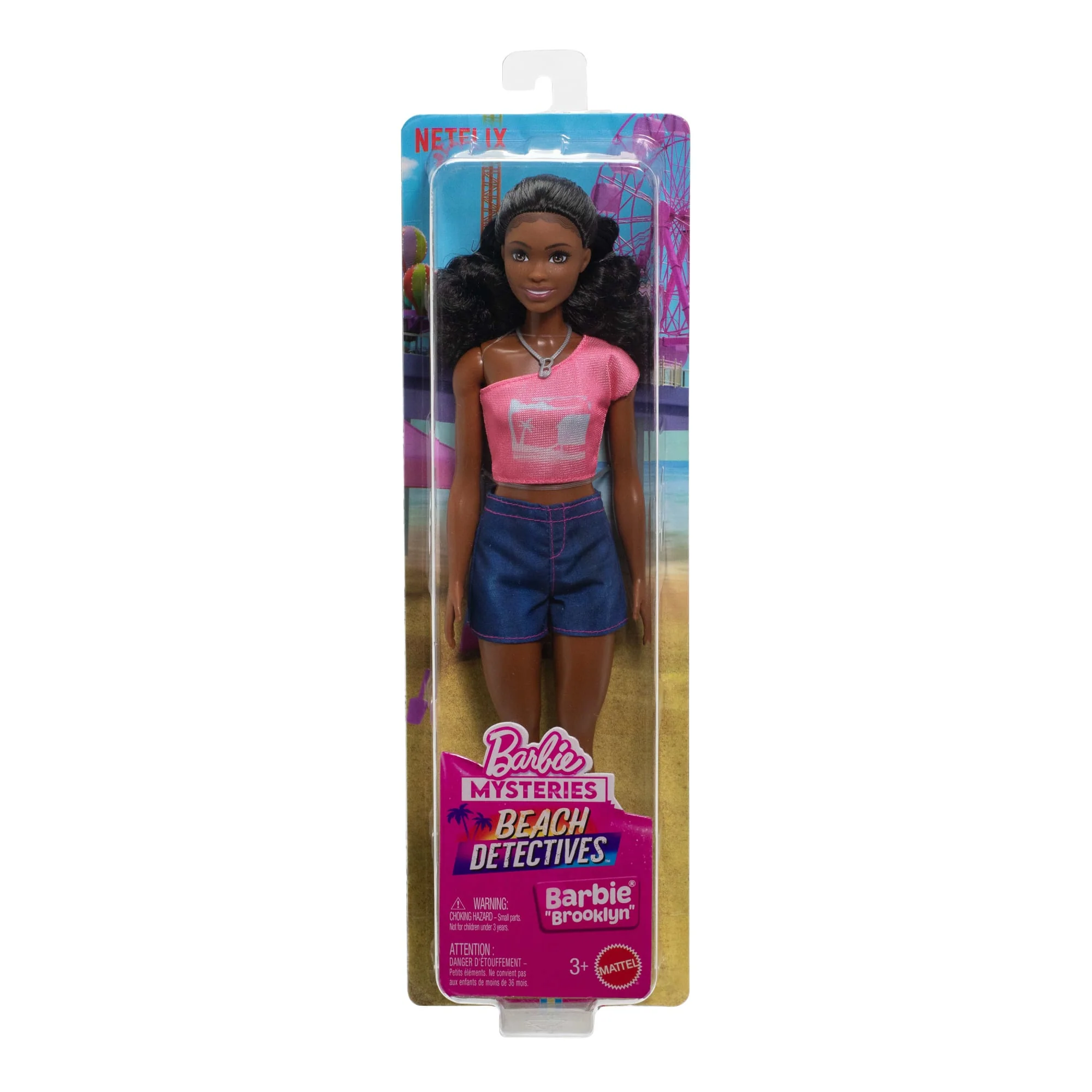 Barbie Mysteries: Beach Detectives“ Barbie Brooklyn“ Modepuppe Mit Unverkennbarem Outfit Und Accessoires - Image 6