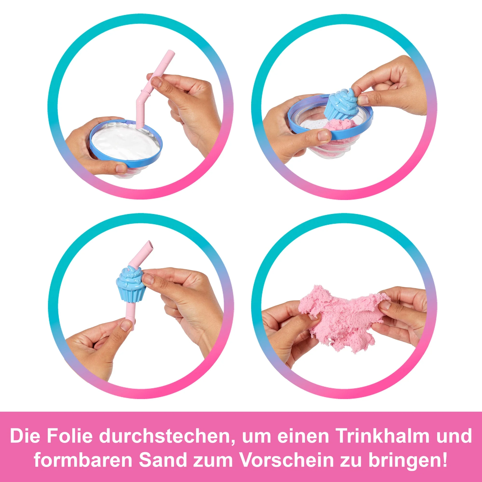 Barbie Pop Reveal Sweet Treat-Serie Set Aus Puppe Und Zubehör, Cool Cupcake Modepuppe Und Haustier - Image 3