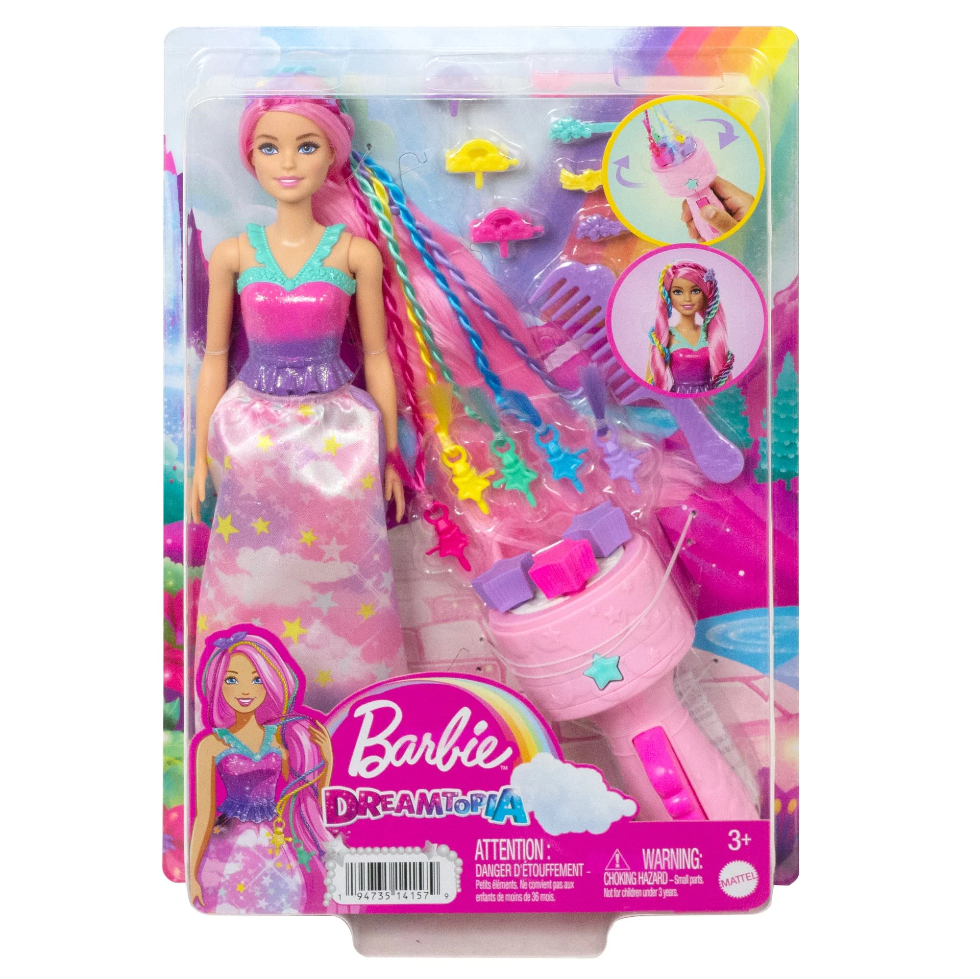 Barbie-Barbie Royal Tresses Magiques-Coffret Poupée Et Accessoires - Image 6