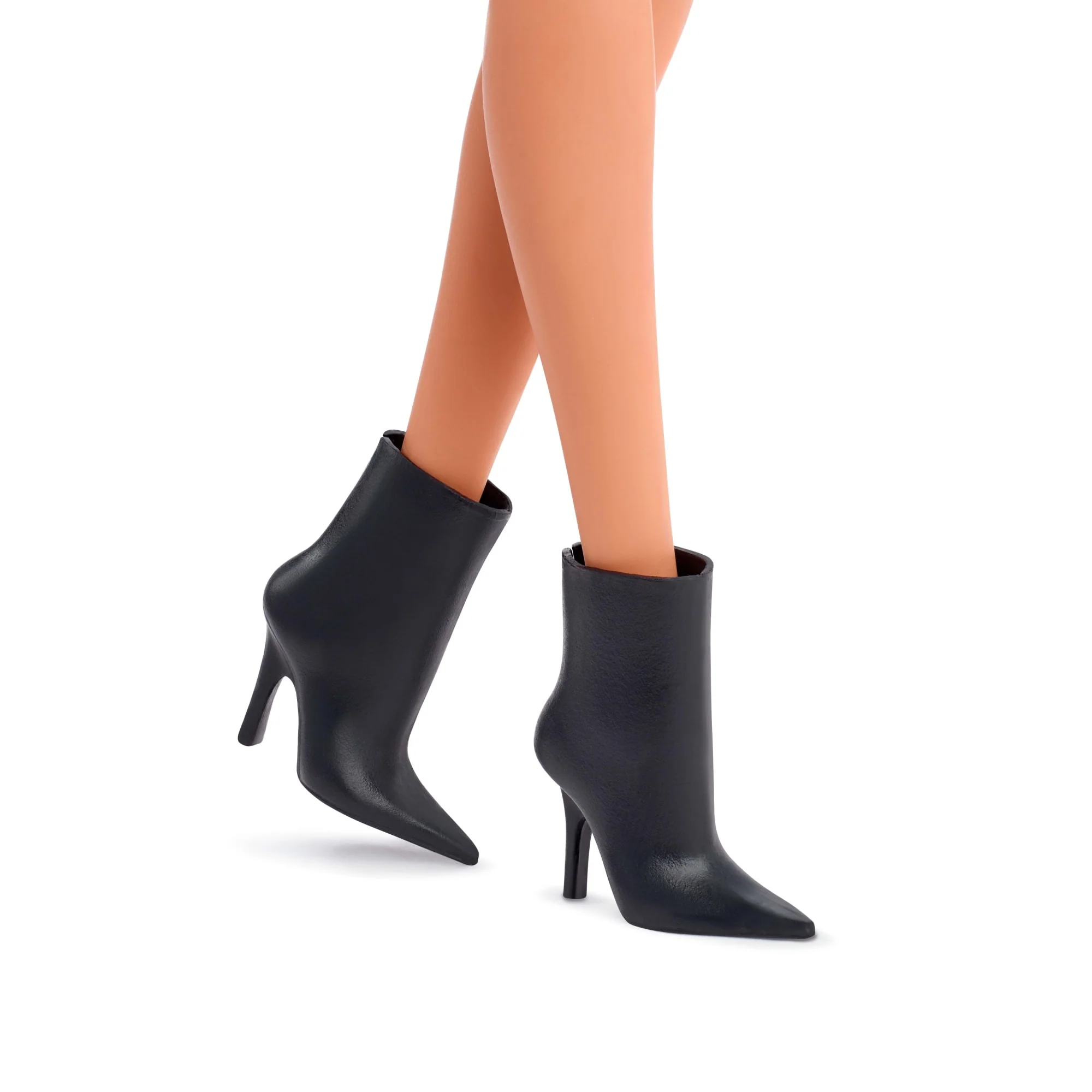 Barbie Basics Koleksiyona Uygun Bebek, Siyah Elbisesi Ve Sivri Burunlu Botlarıyla Kahverengi Saçlı Model 01 - Image 5