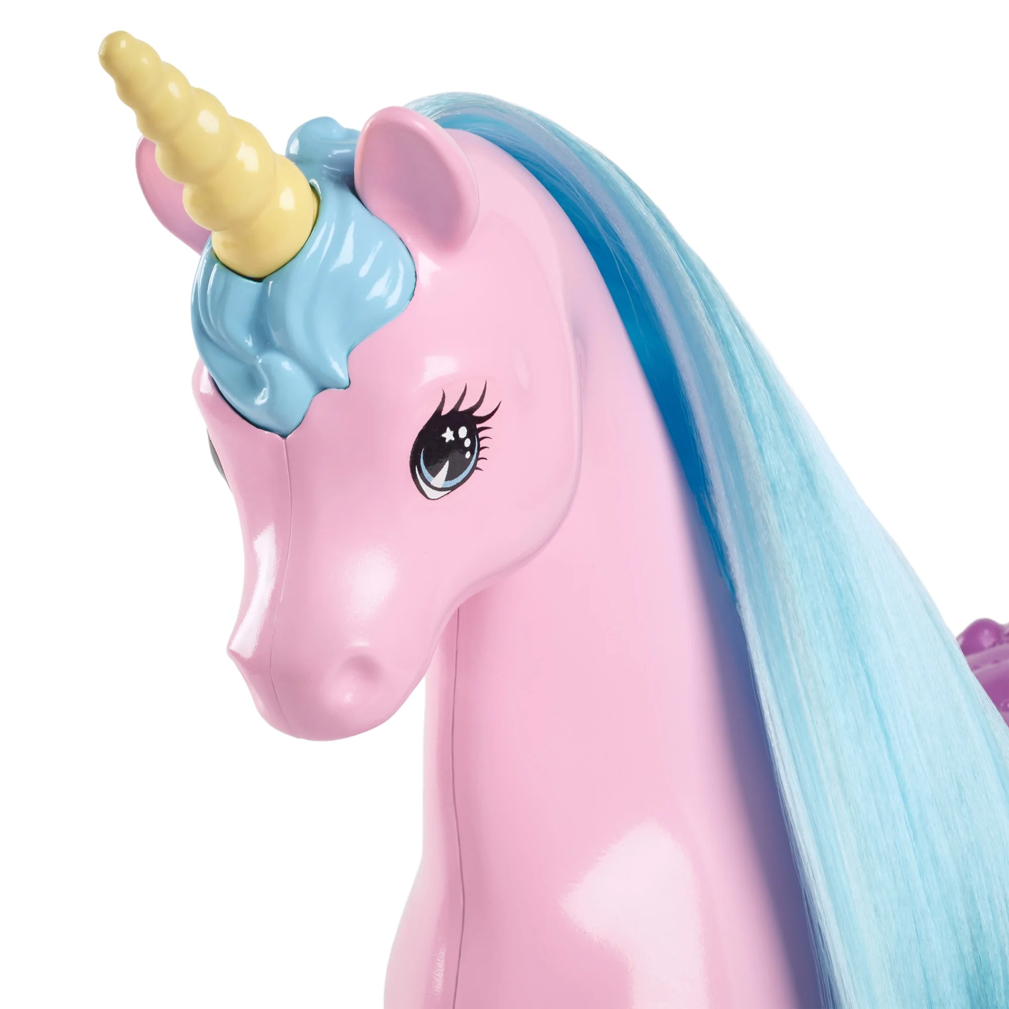 Barbie Büyüleyici Bebek Ve Tek Boynuzlu At Oyuncak Seti, Eyer, Fırça Ve Aksesuarlar - Image 3