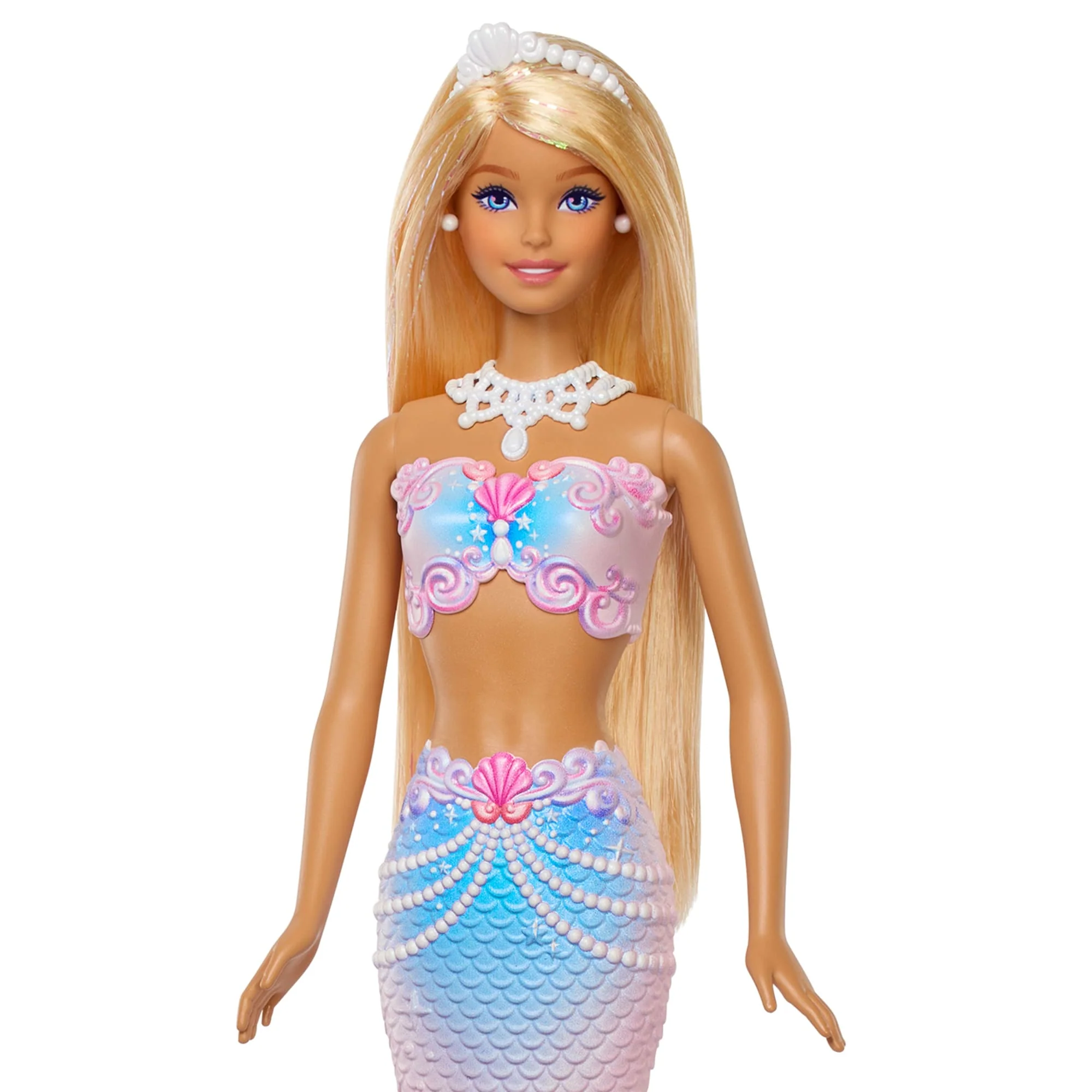 Muñeca Barbie Bubble Sparkle Mermaid Con Función De Hacer Burbujas, Incluye Solución Jabonosa Y Cepillo - Image 5