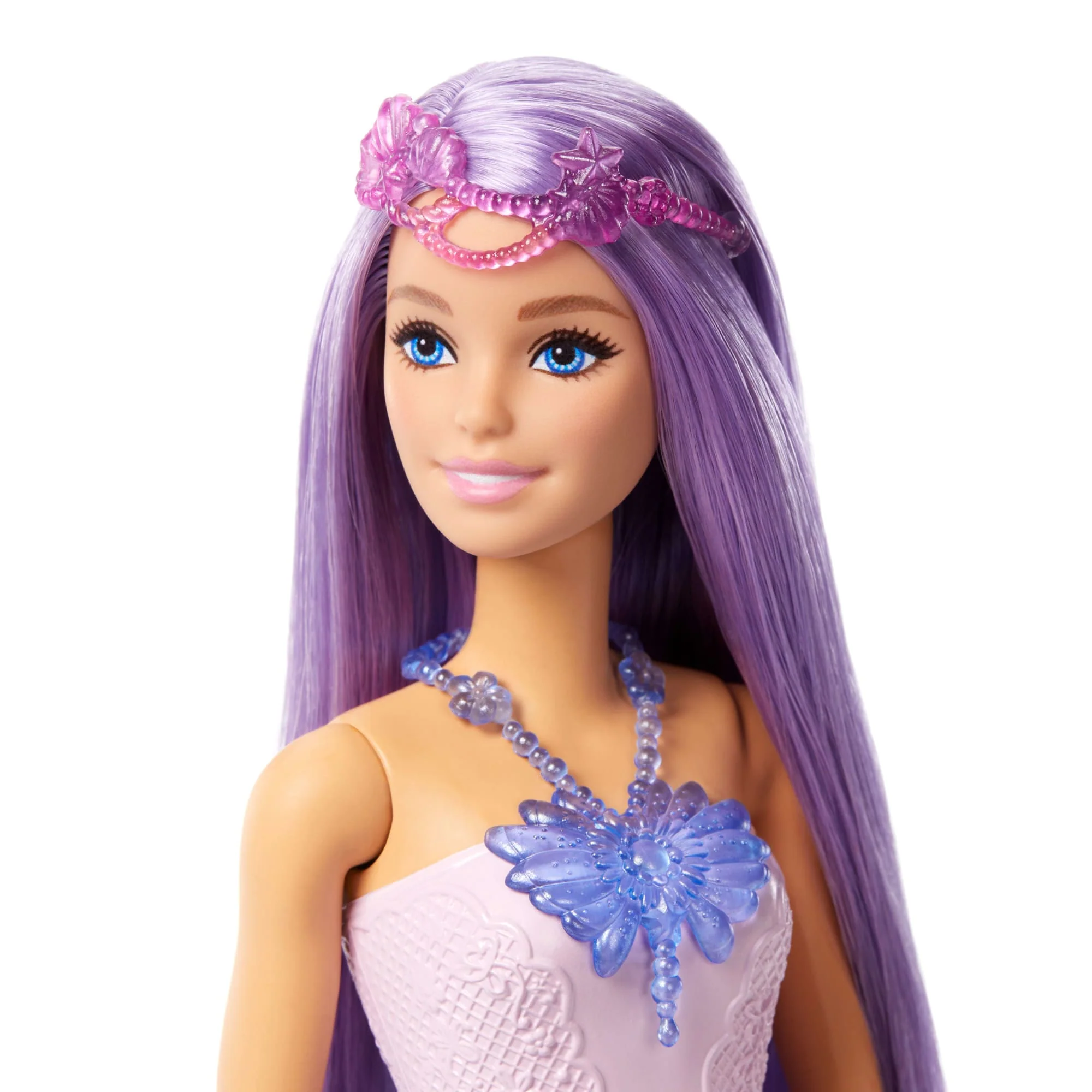 Barbie Büyüleyici Kıyafet Koleksiyonu Bebek Ile Deniz Kızı Kuyruğu, Peri Kanatları Ve Kolyeler Gibi Aksesuarlar - Image 5