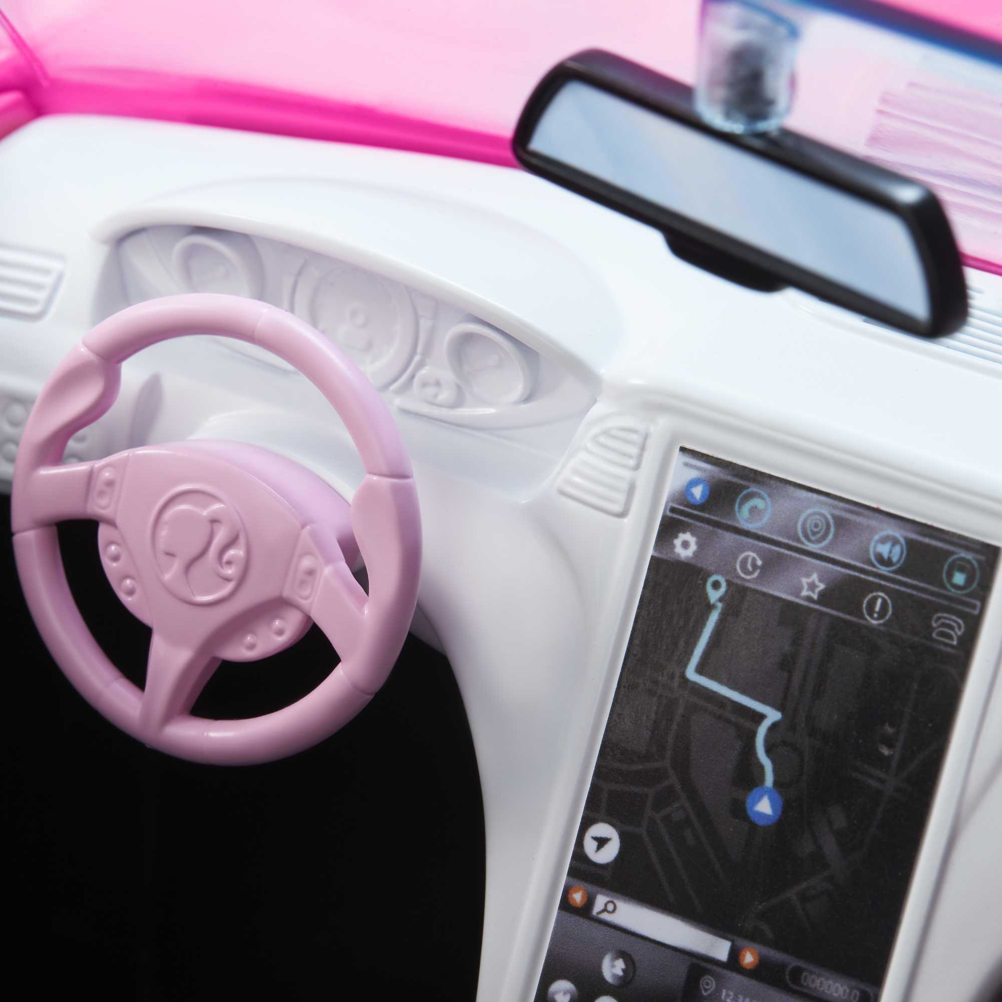 Barbie - Voiture Cabriolet De Barbie - Véhicule Poupée Mannequin - Dès 3 Ans - Image 4