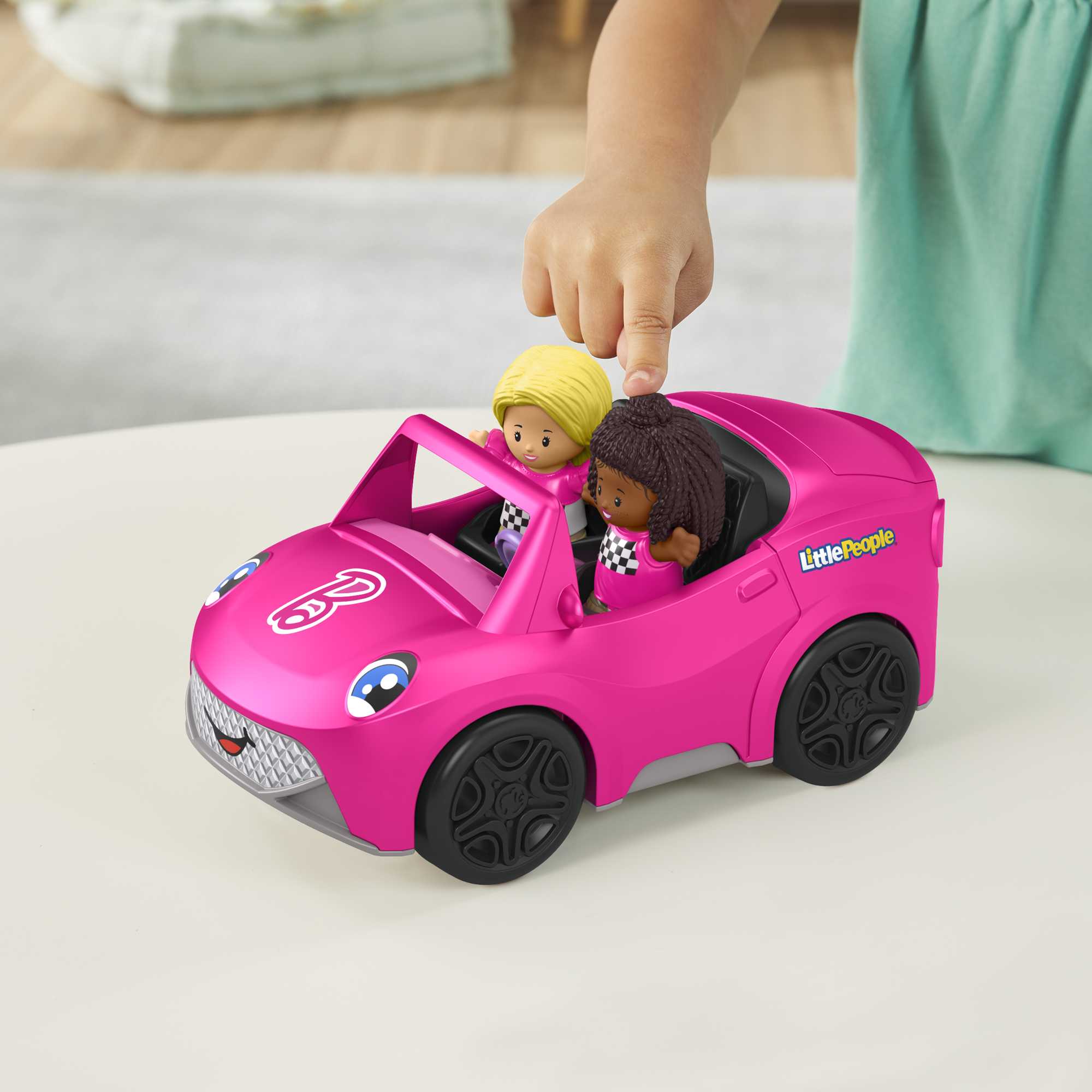 Barbie Cabriolet En Figurenset Van Little People - Image 3