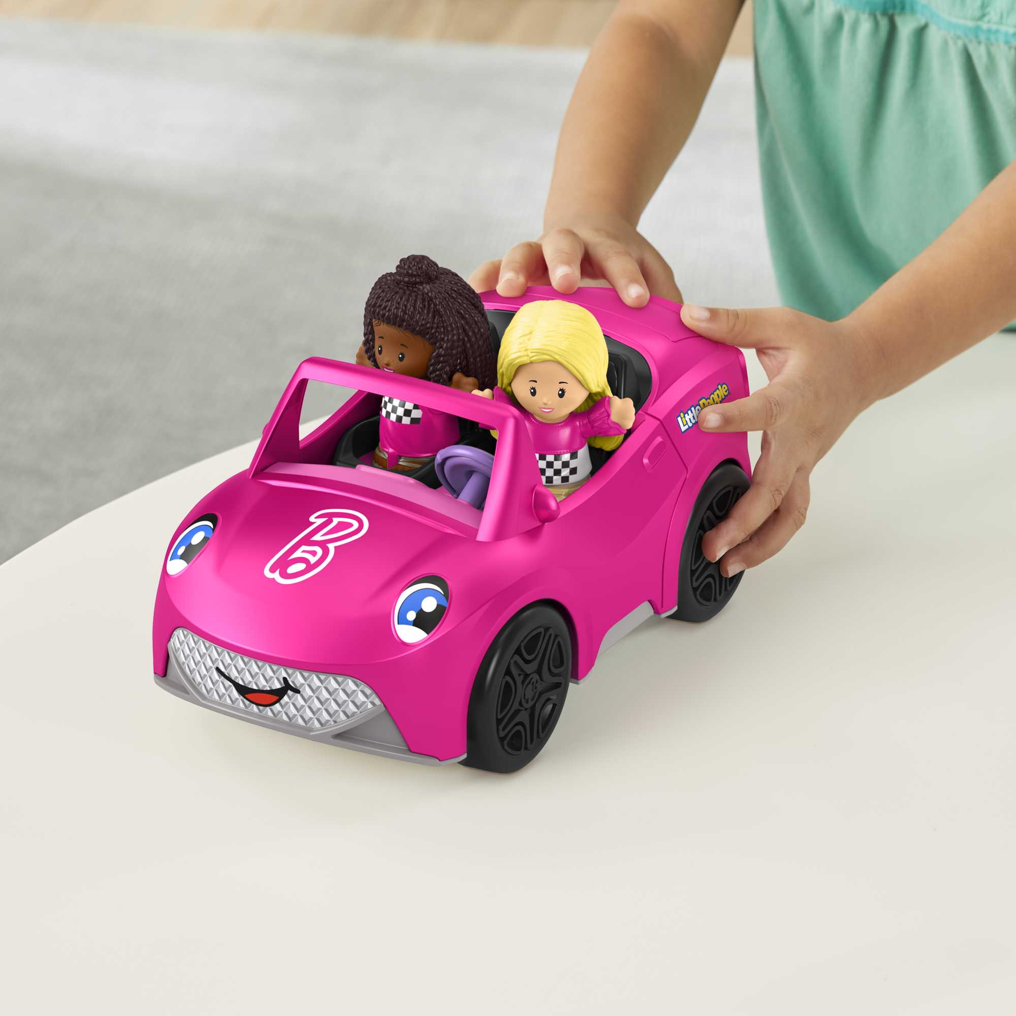 Barbie Cabriolet En Figurenset Van Little People - Image 4