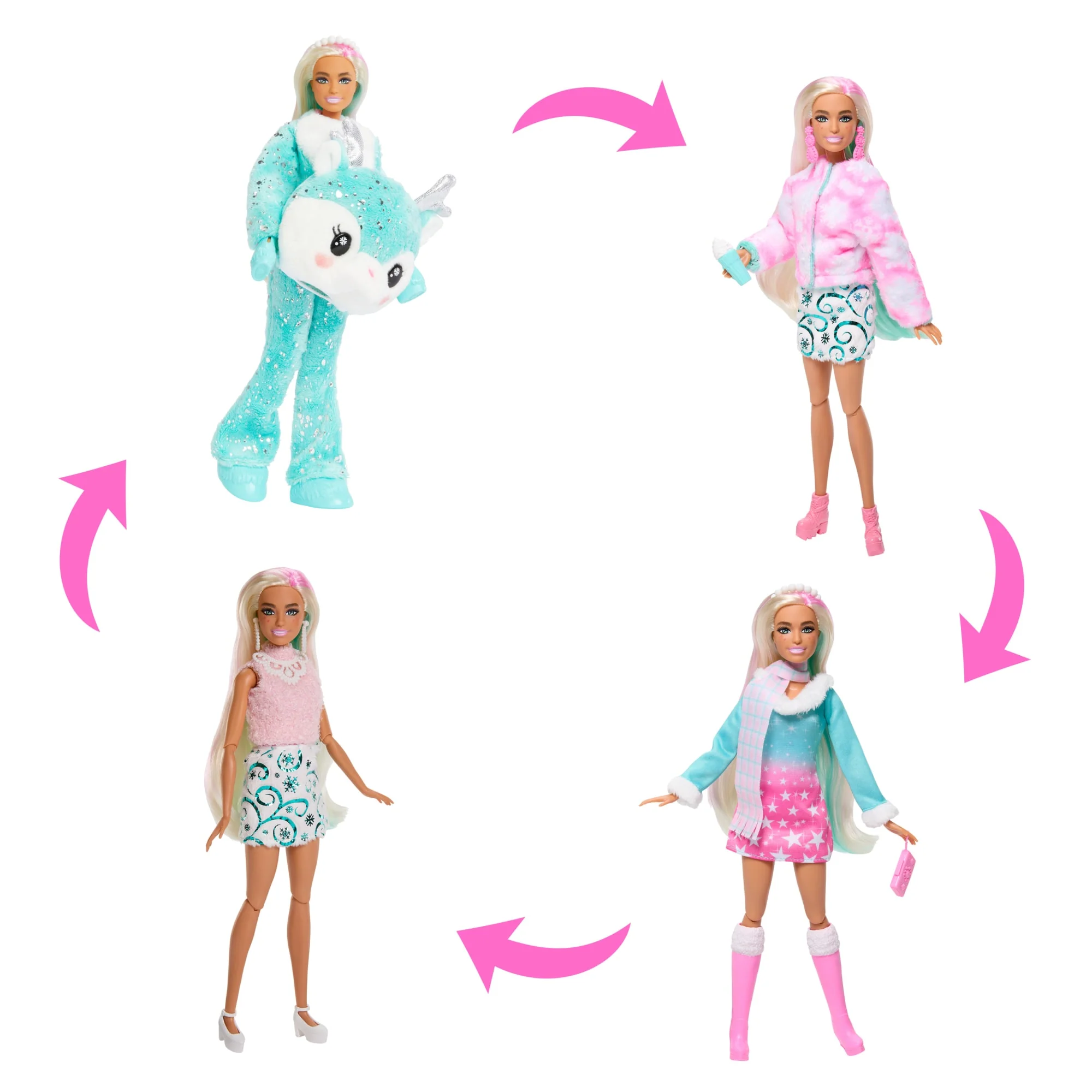 Barbie-Calendrier De L’Avent Cutie Reveal-1 Poupée Et 24 Surprises - Image 3