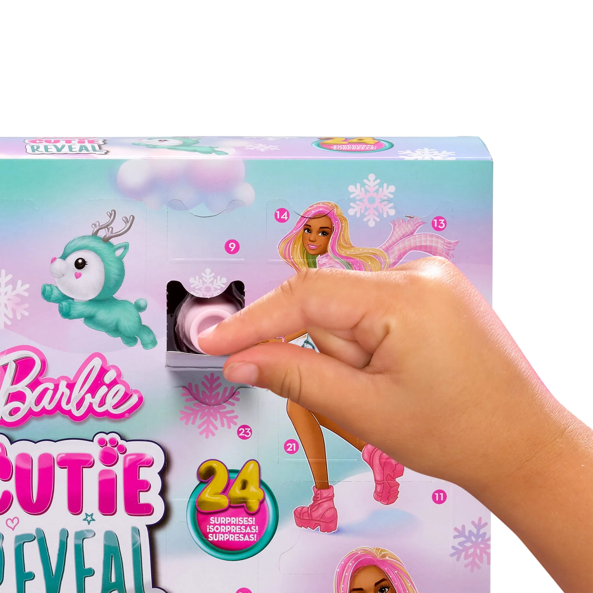 Barbie-Calendrier De L’Avent Cutie Reveal-1 Poupée Et 24 Surprises - Image 4