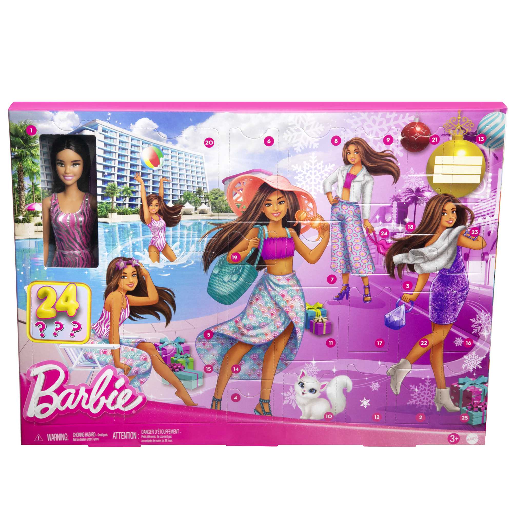 Barbie - Calendrier De L’Avent-Poupée Et 24 Vêtements Et Accessoires - Image 6