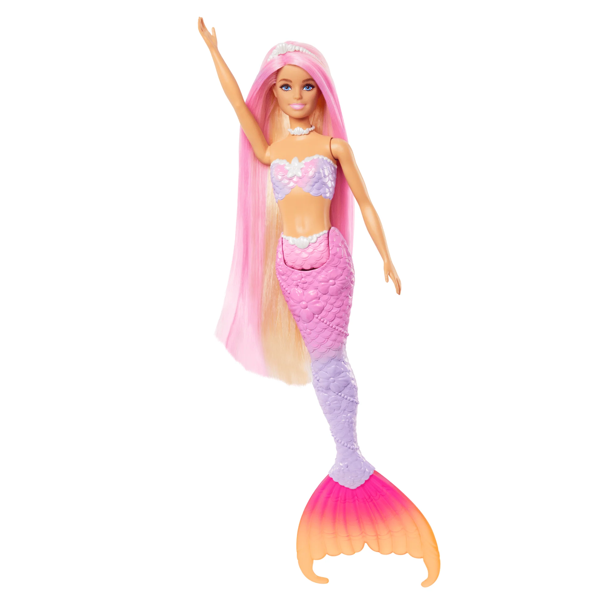 Barbie Γοργόνα Μαγική Μεταμόρφωση Κούκλα Με Αλλαγή Χρώματος, Δελφίνι Και Αξεσουάρ - Image 3