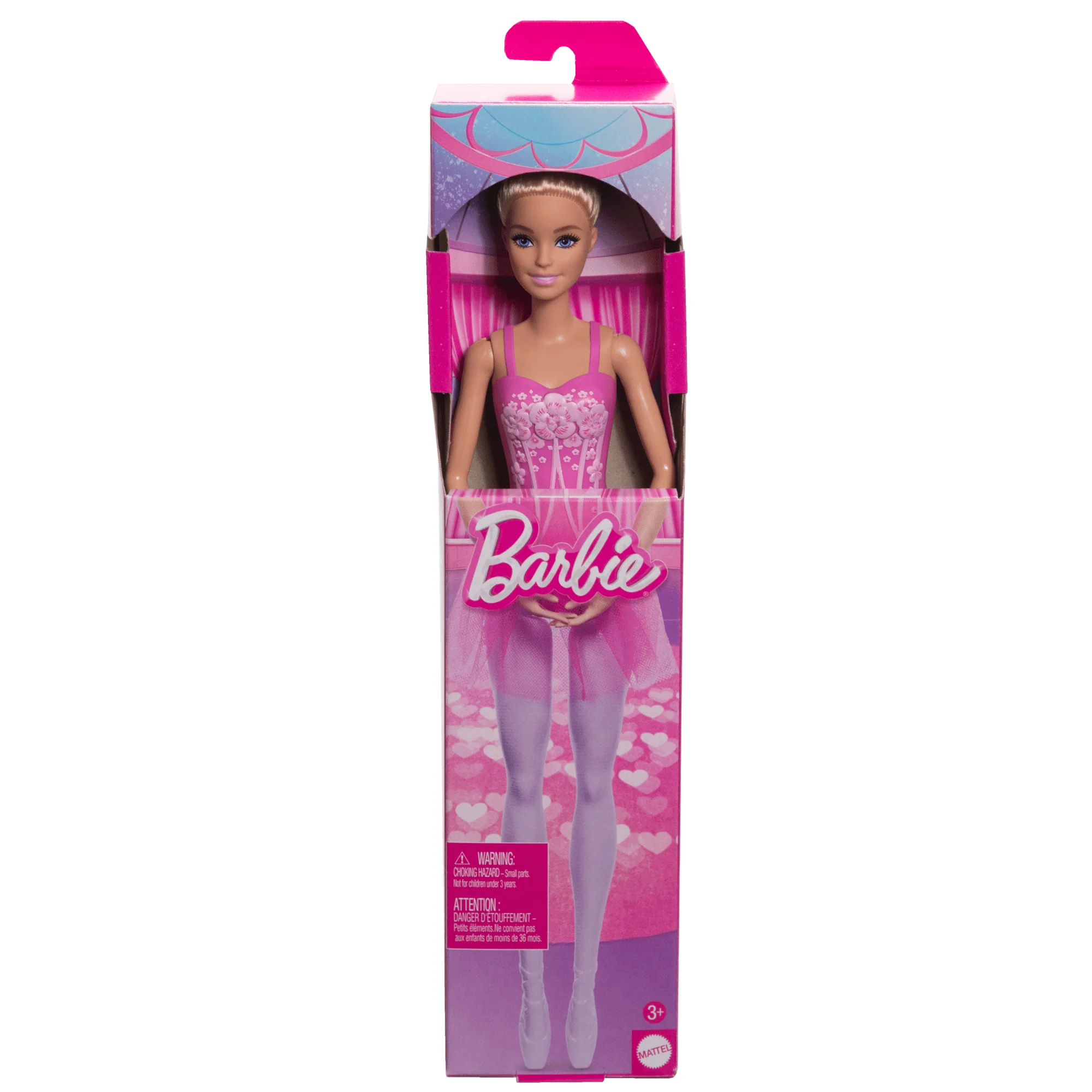 Κούκλα Barbie Μπαλαρίνα, Ξανθιά Κούκλα Με Μοβ Αποσπώμενο Τουτού - Image 6