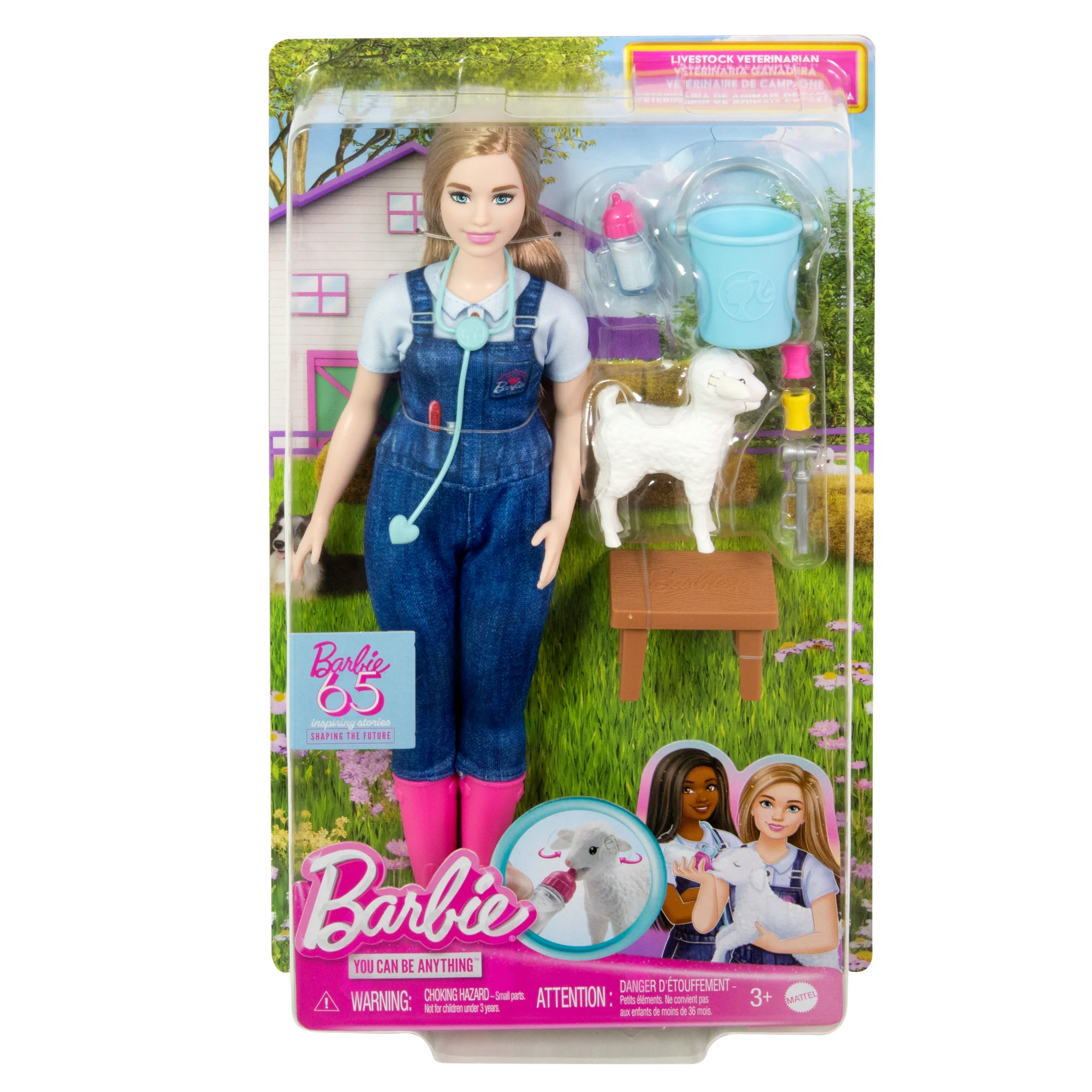Barbie Κτηνίατρος 65 Χρόνια & 10 Αξεσουάρ Με Αρνάκι Που Κουνάει Τα Αυτάκια - Image 6