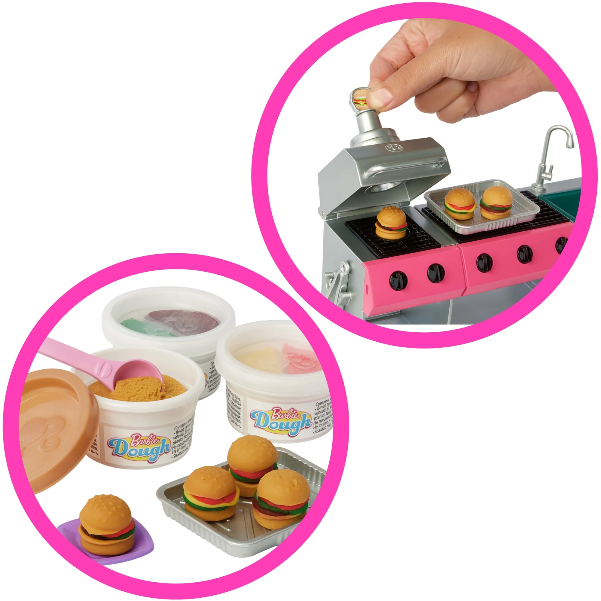 Σετ Παιχνιδιού Barbie Τροχόσπιτο Με Σκηνή Οροφής, Ψησταριά Με Λειτουργία Αλλαγής Χρώματος Και Πάνω Από 60 Αξεσουάρ - Image 3
