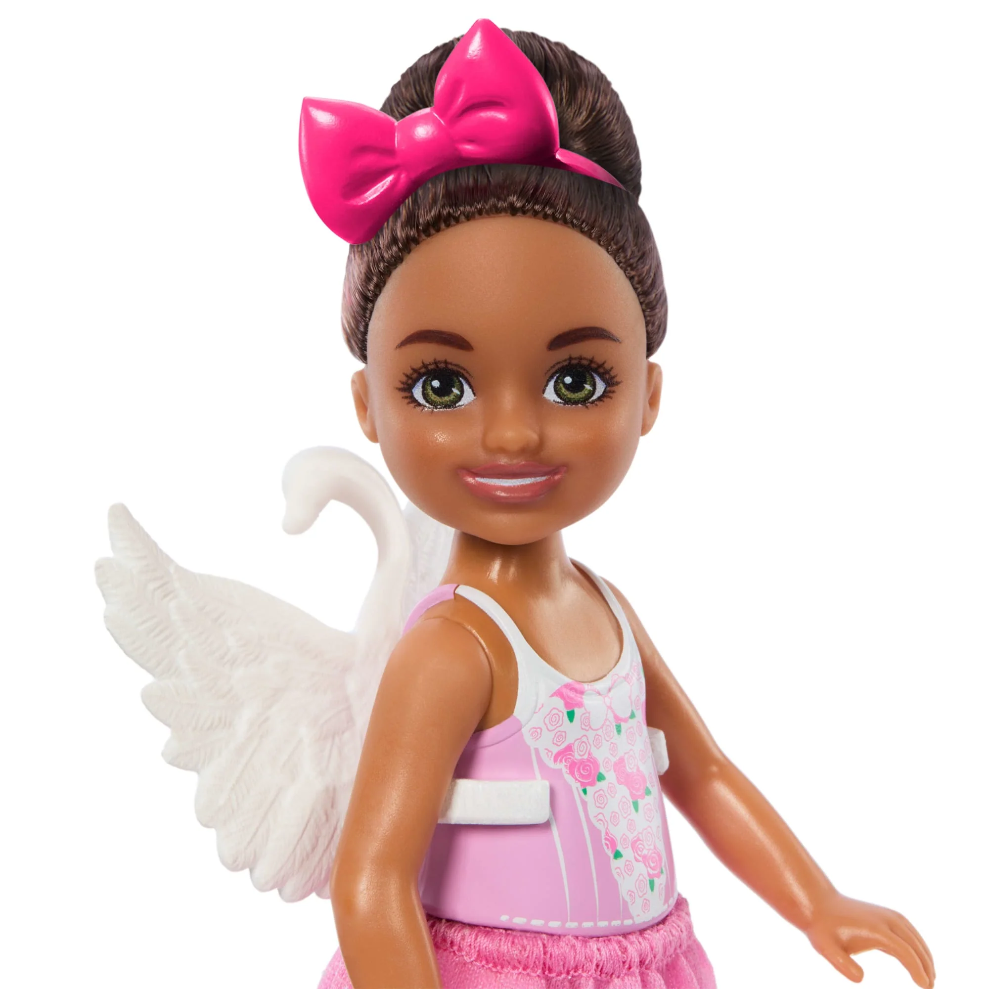 Barbie Chelsea Ballerina Doll & Accessories Set, Career-Themed Brunette Small Doll - Image 3