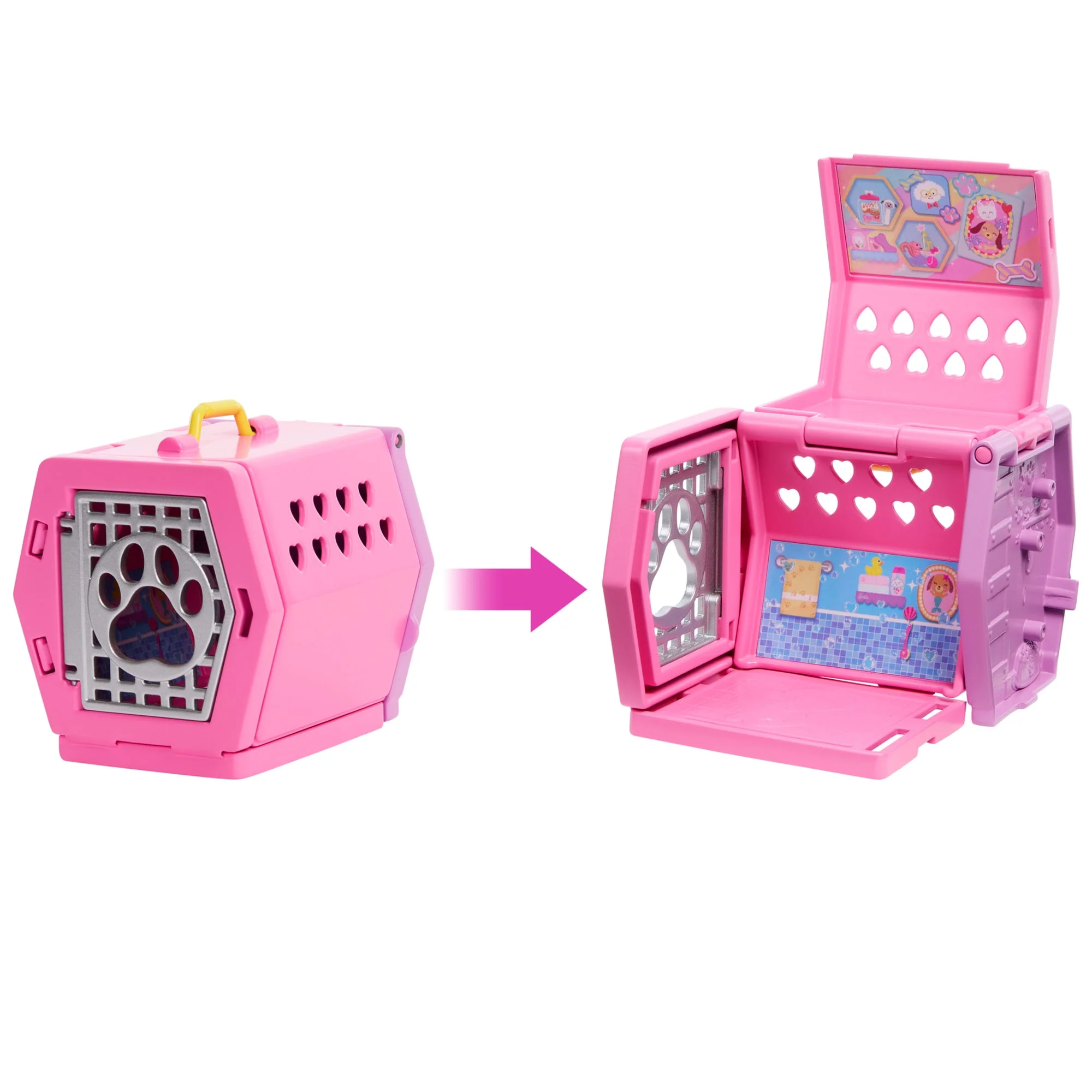 Conjunto De Mochila Para Cachorritos De Chelsea De Barbie Con Muñeca Pequeña Y Transportín Para Perros Con Accesorios Para Cachorritos - Image 3