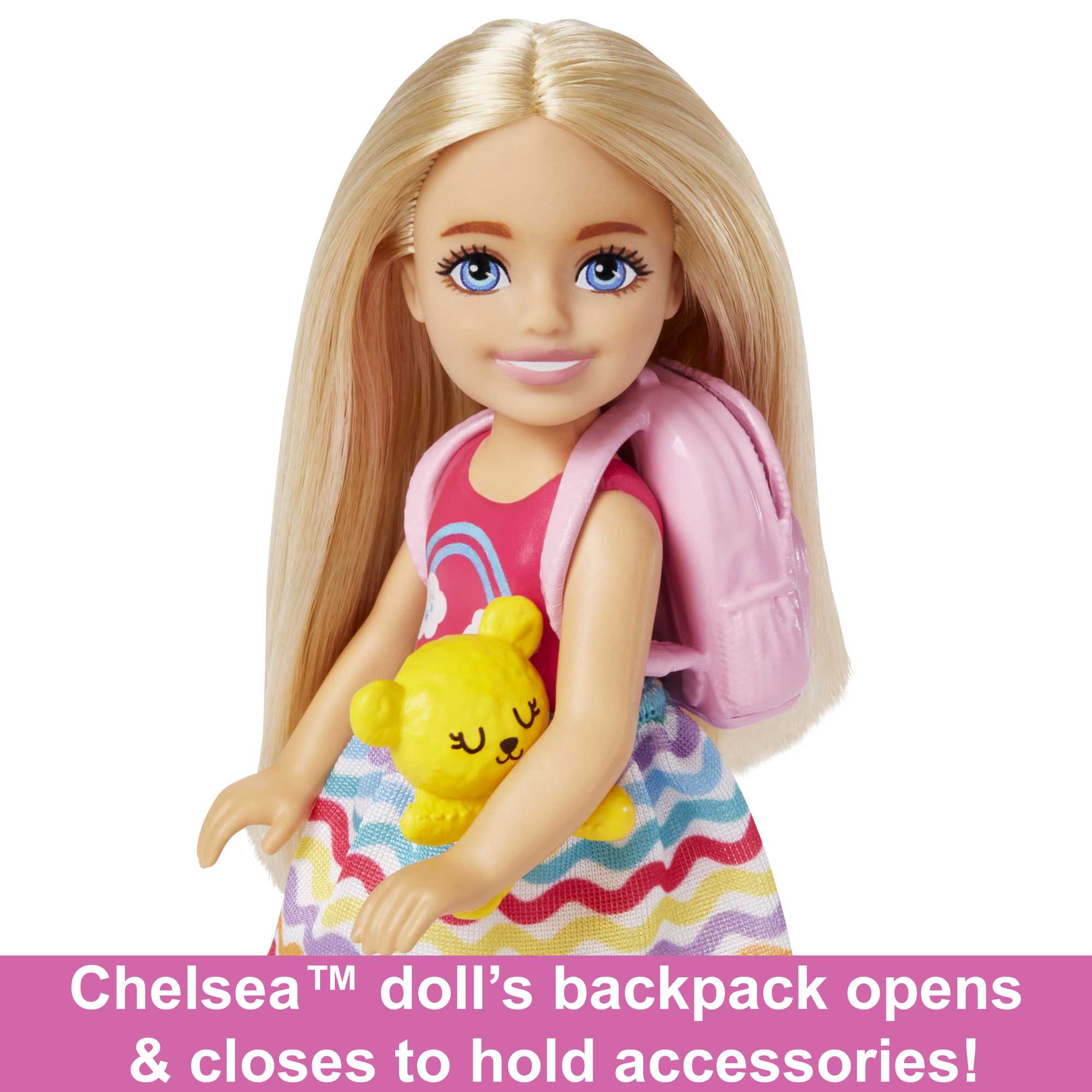 Barbie Chelsea Doll And Accessories, Small Doll Travel Set With Puppy And 6 Pieces - Image 2