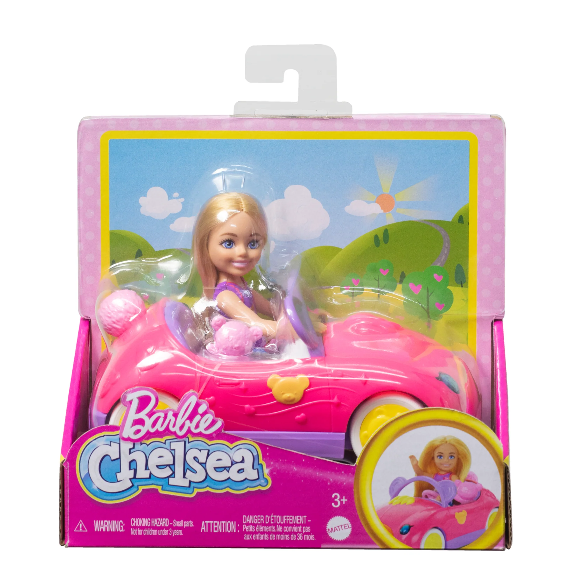 Barbie Chelsea i misiowy pojazd Lalka i samochód dla dzieci Zestaw do zabawy - Image 6