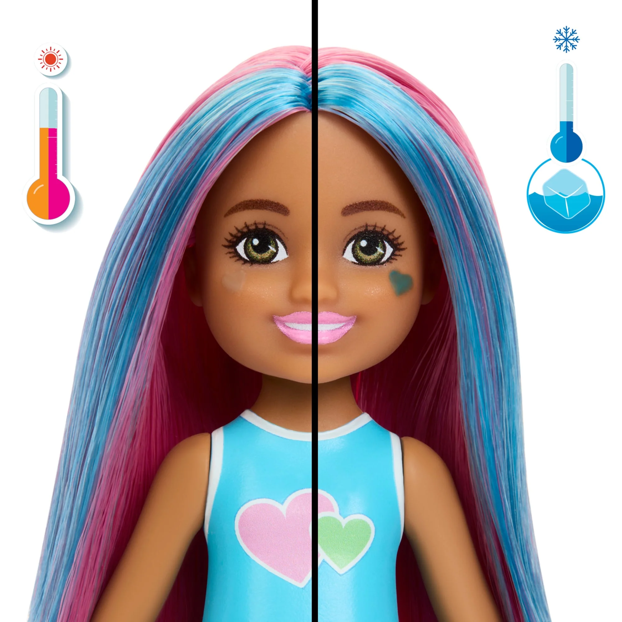 Kokulu Ve Renk Değişimi Özellikli Barbie Chelsea Pop Reveal Shakes Serisi Bebek (Stiller Çeşitlilik Gösterebilir) - Image 5