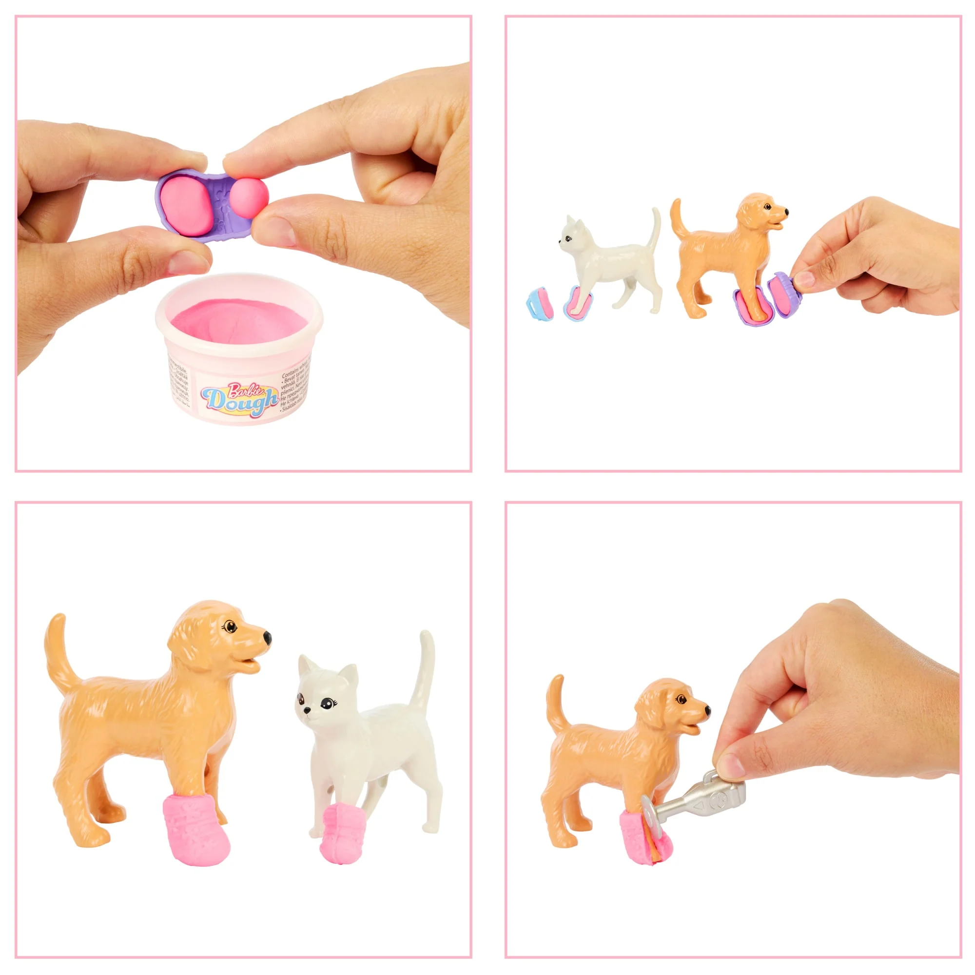 Conjunto Clínica Veterinaria De Barbie Con Muñeca De Pelo Rosa, Muebles De Consulta Veterinaria Y Más De 10 Accesorios - Image 3